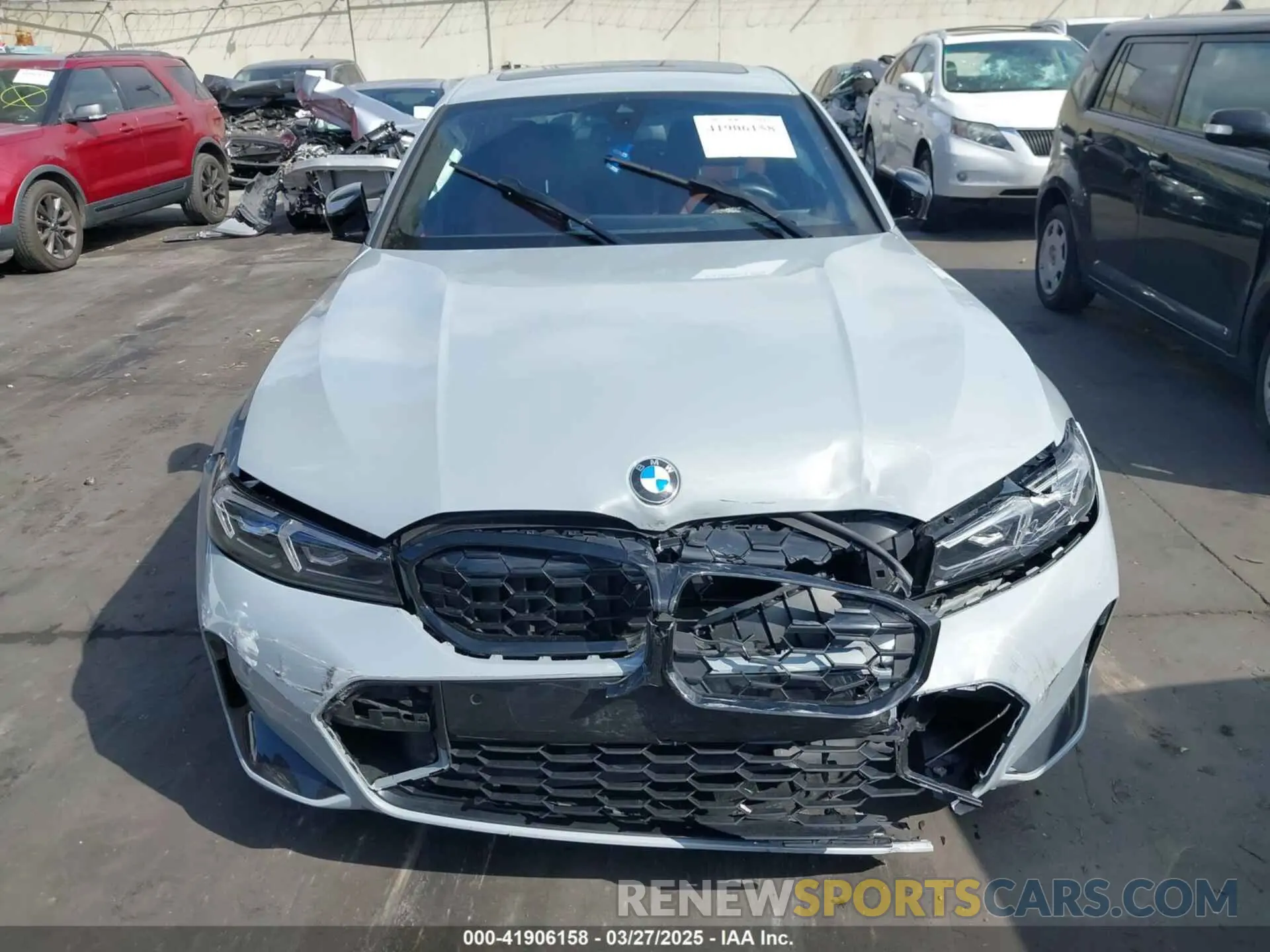 12 fotografías del automóvil dañado 3MW49FF05R8E04705 BMW M340I 2024