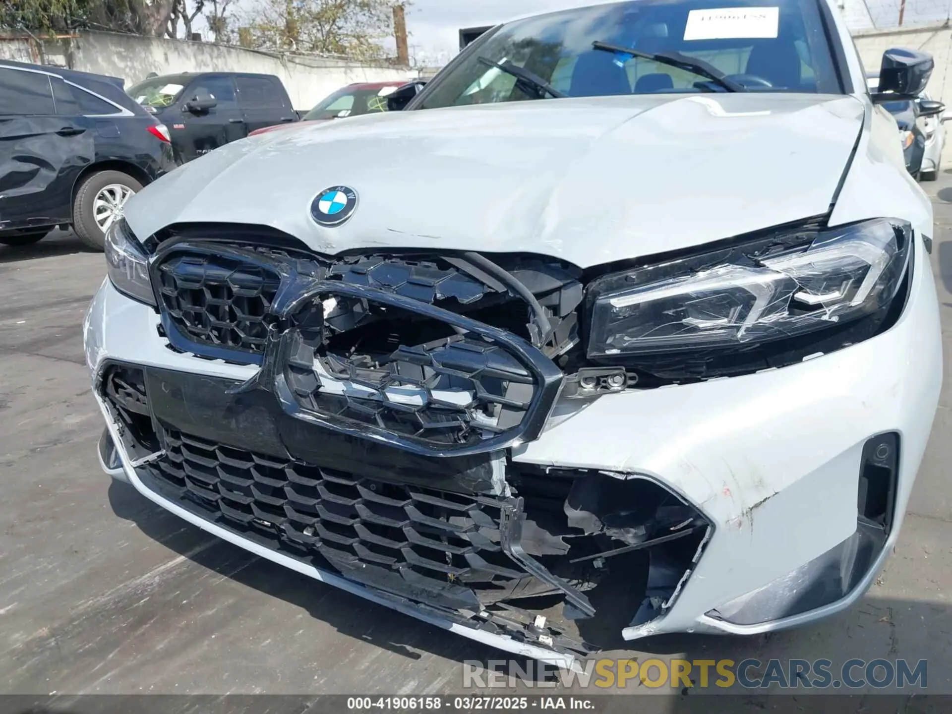 6 fotografías del automóvil dañado 3MW49FF05R8E04705 BMW M340I 2024