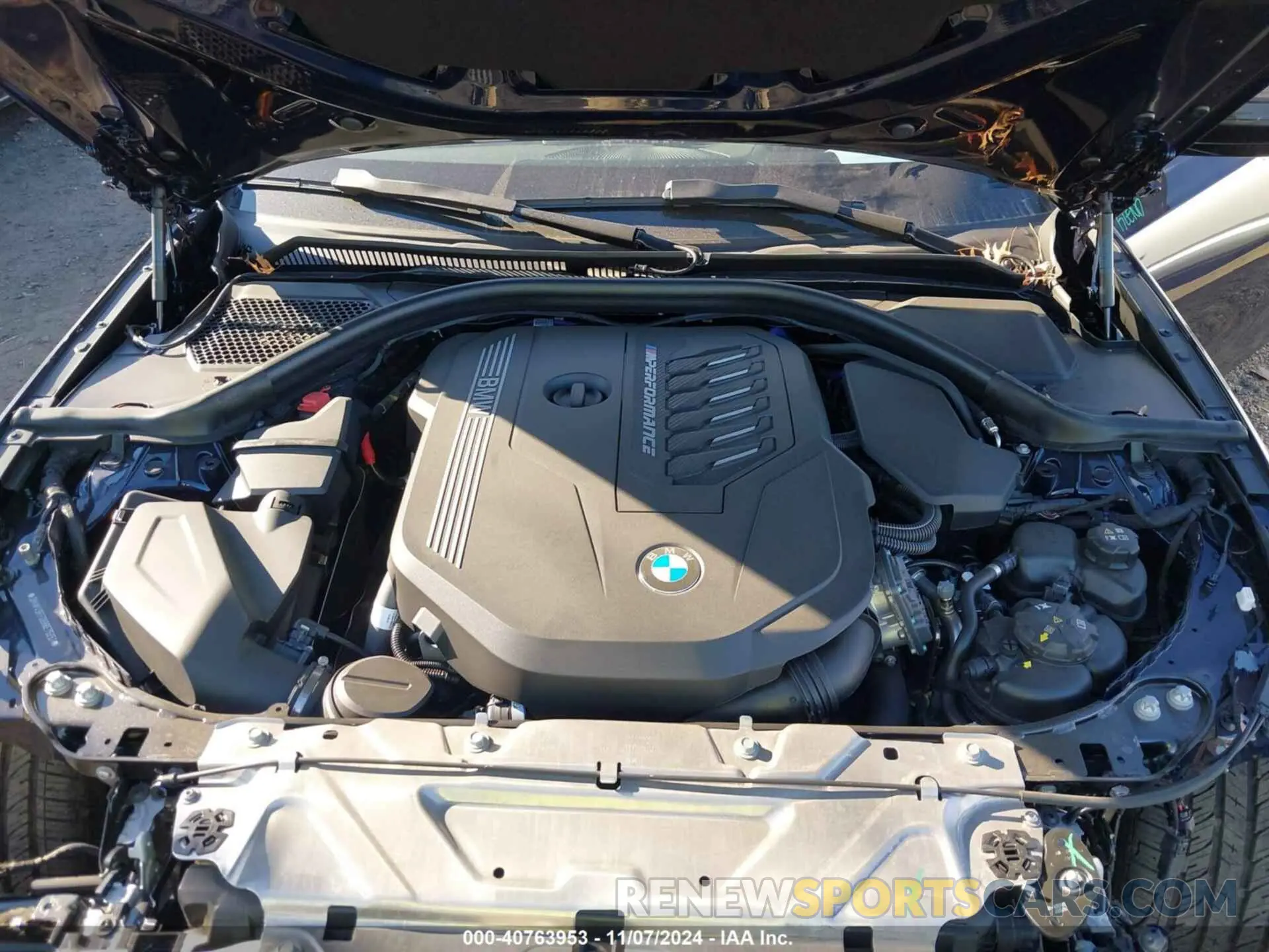 10 fotografías del automóvil dañado 3MW49FF06R8E75251 BMW M340I 2024