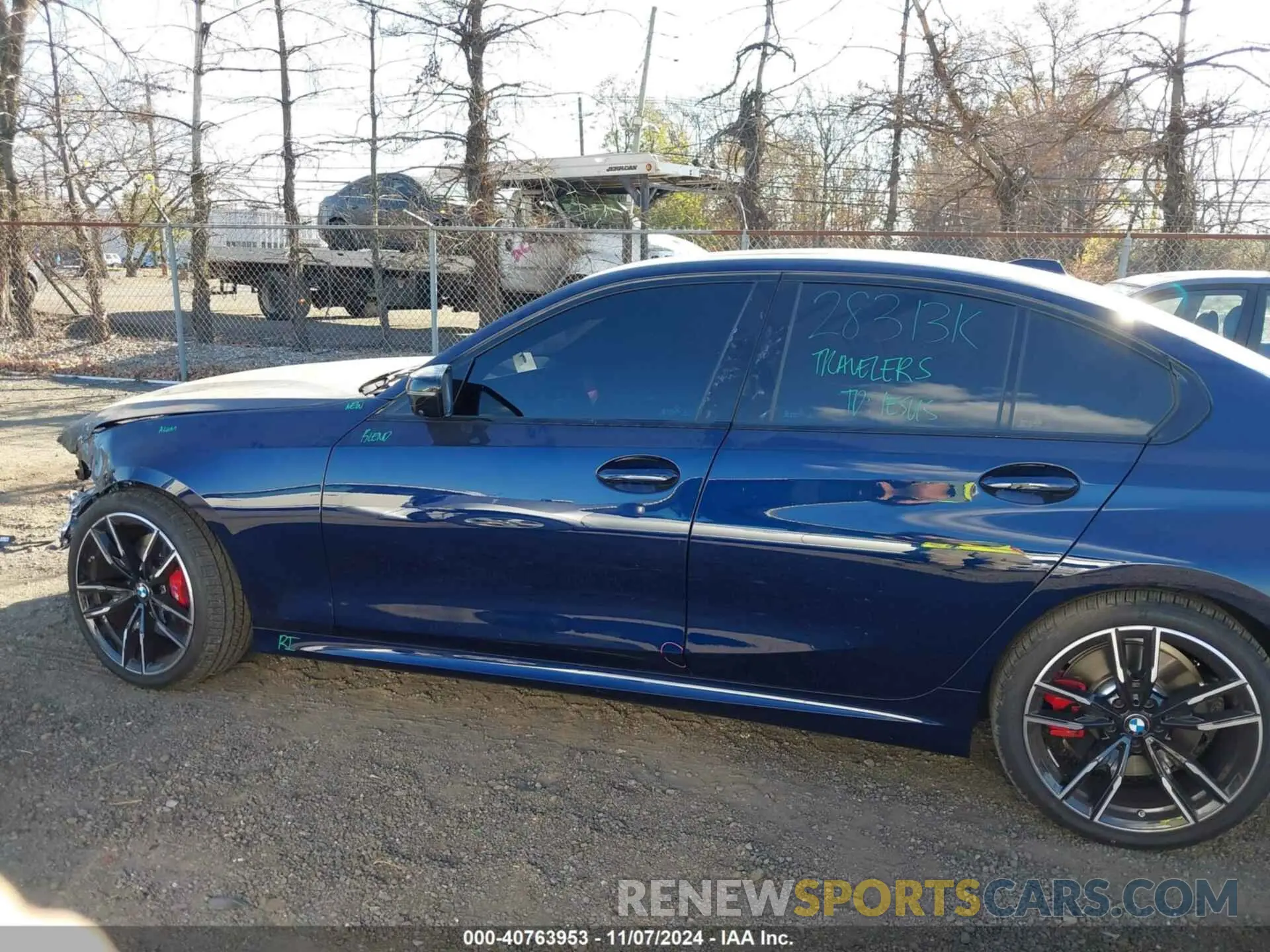 14 fotografías del automóvil dañado 3MW49FF06R8E75251 BMW M340I 2024
