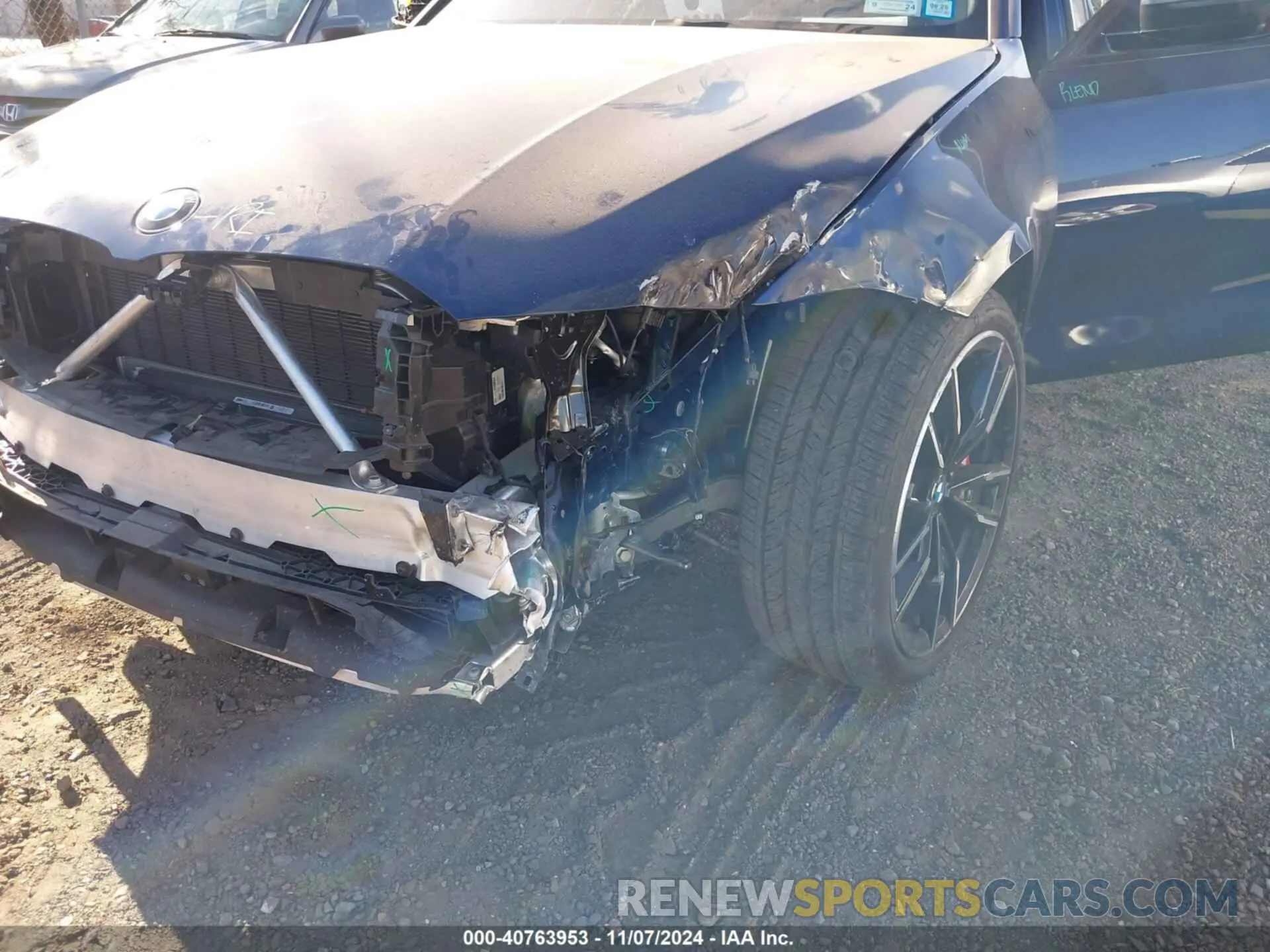 6 fotografías del automóvil dañado 3MW49FF06R8E75251 BMW M340I 2024