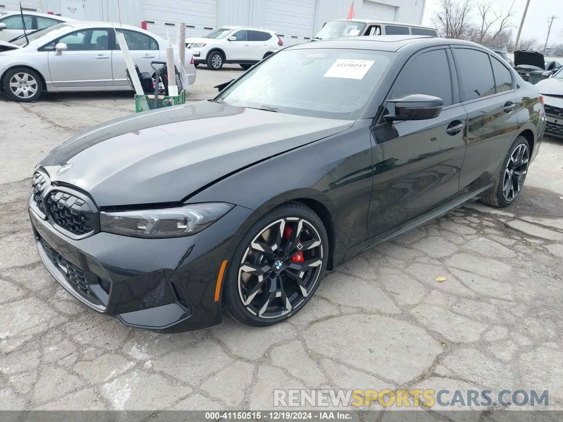 2 fotografías del automóvil dañado 3MW69FT02S8F00519 BMW M340I 2025