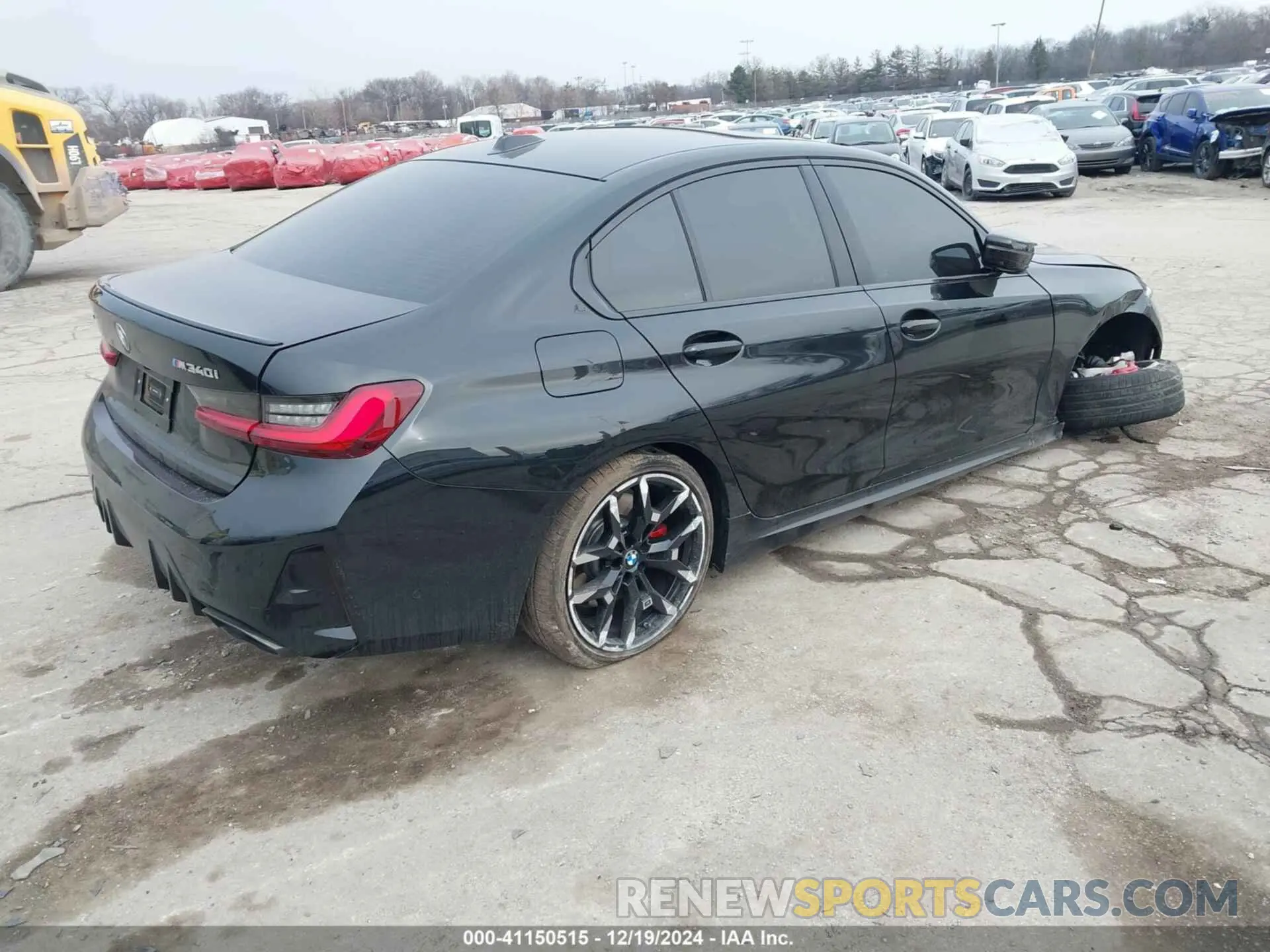 4 fotografías del automóvil dañado 3MW69FT02S8F00519 BMW M340I 2025