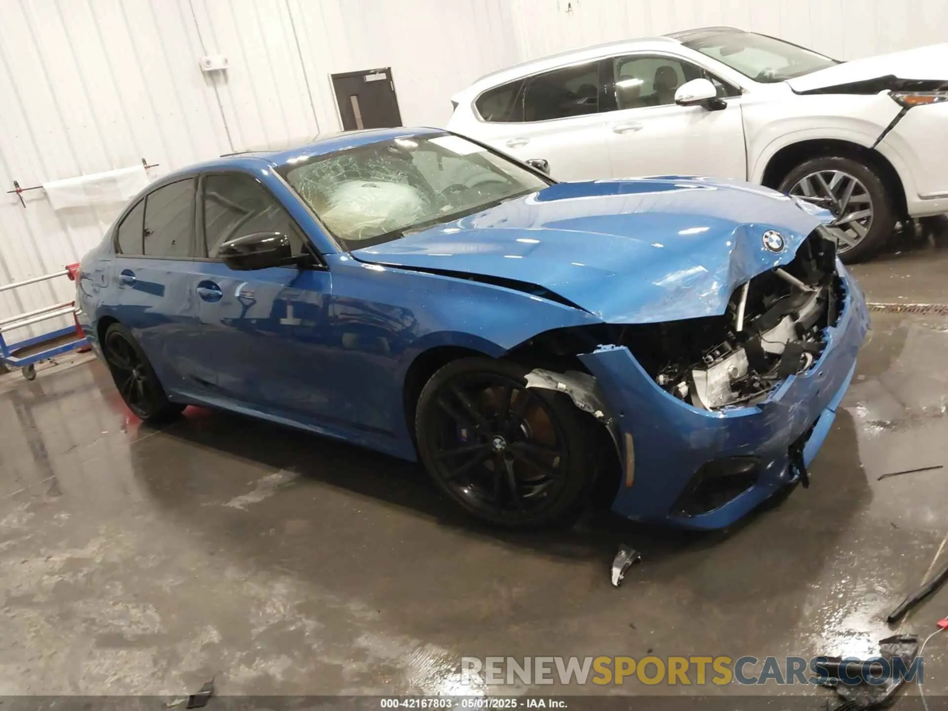 1 fotografías del automóvil dañado WBA5U9C04MFL31545 BMW M340XI 2021