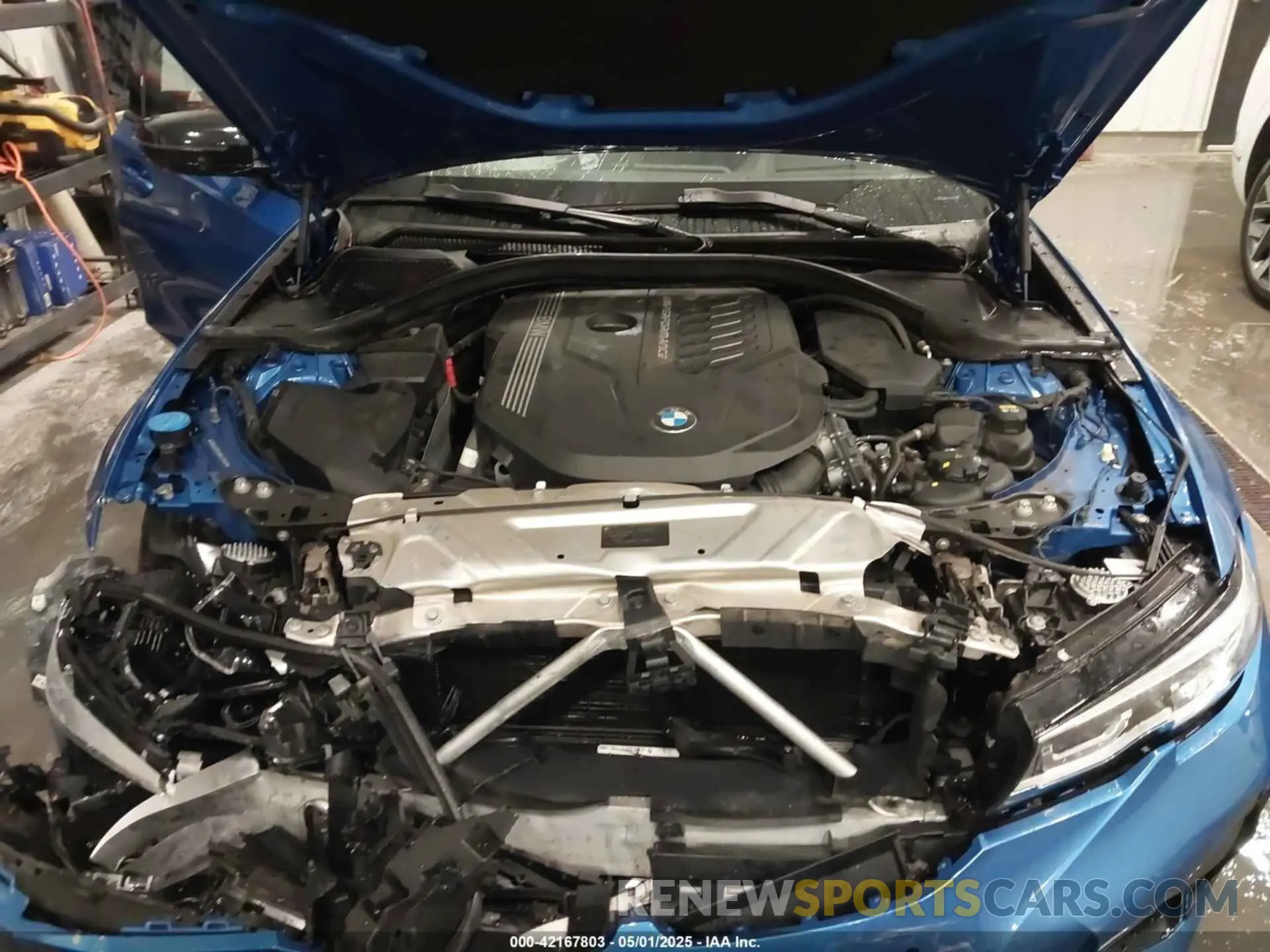 10 fotografías del automóvil dañado WBA5U9C04MFL31545 BMW M340XI 2021