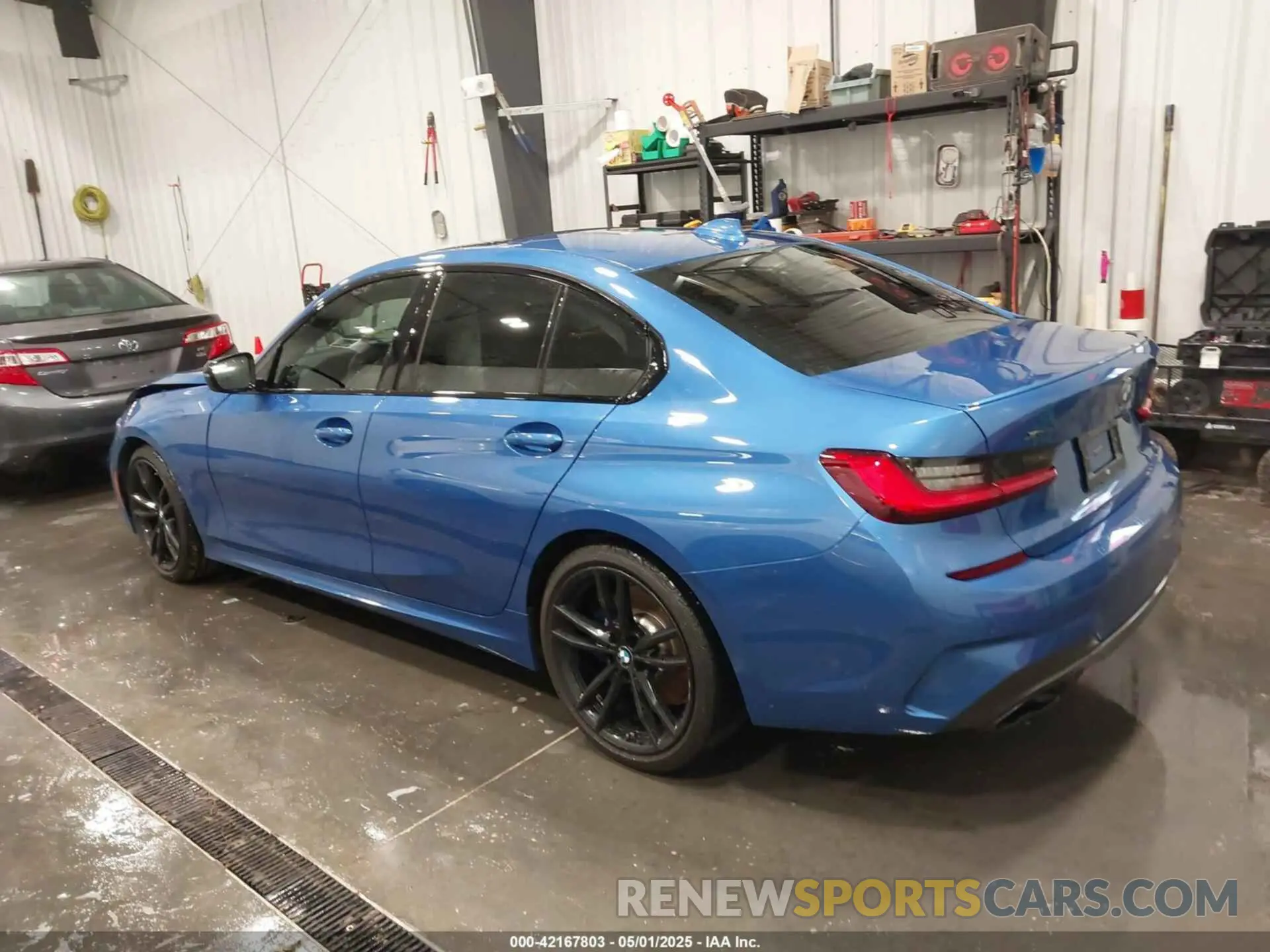 3 fotografías del automóvil dañado WBA5U9C04MFL31545 BMW M340XI 2021