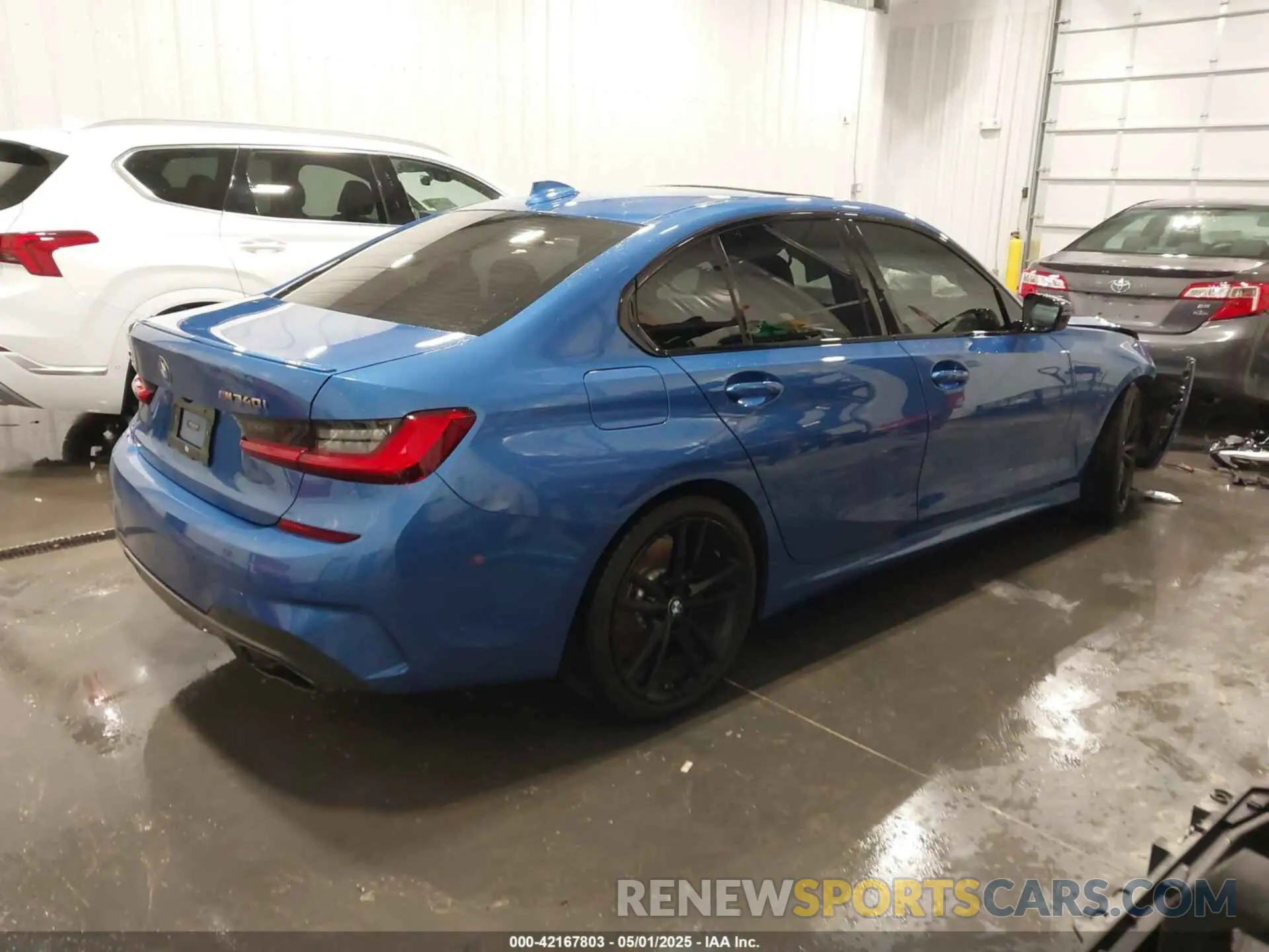 4 fotografías del automóvil dañado WBA5U9C04MFL31545 BMW M340XI 2021