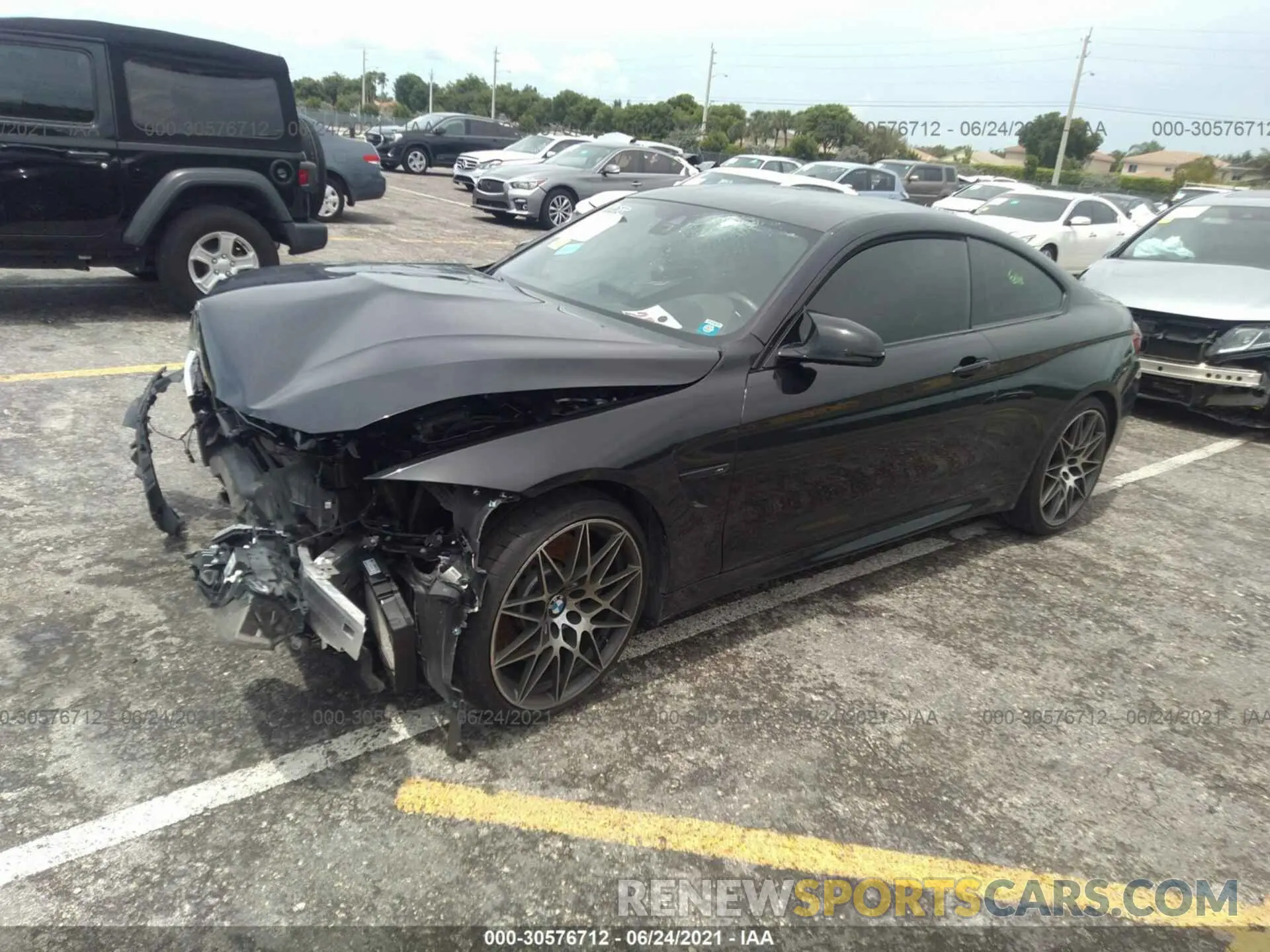2 fotografías del automóvil dañado WBS4Y9C56KAG67458 BMW M4 2019