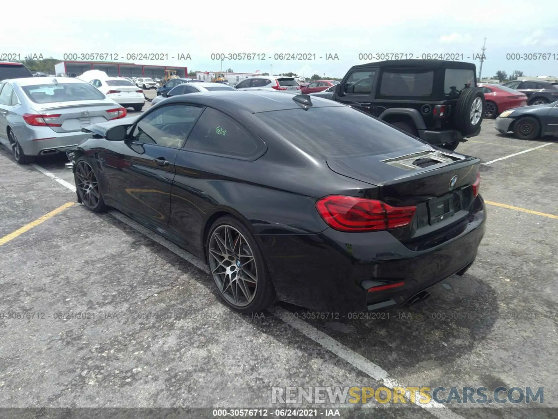 3 fotografías del automóvil dañado WBS4Y9C56KAG67458 BMW M4 2019