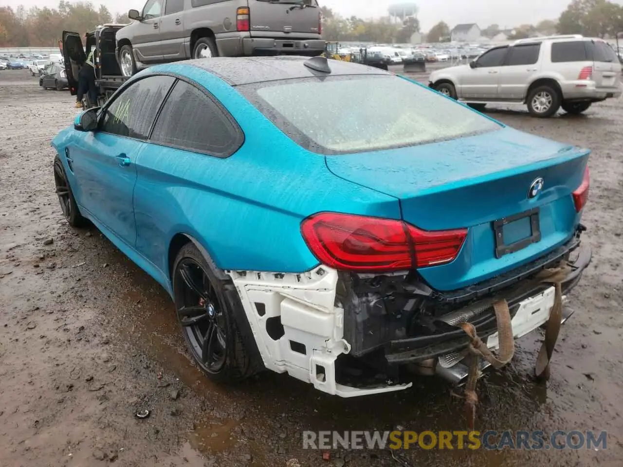 3 fotografías del automóvil dañado WBS4Y9C57KAG67131 BMW M4 2019