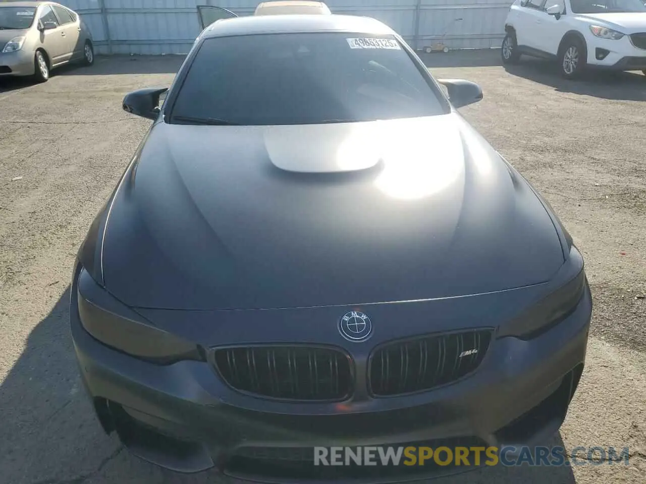 5 fotografías del automóvil dañado WBS4Z9C59KEJ63554 BMW M4 2019