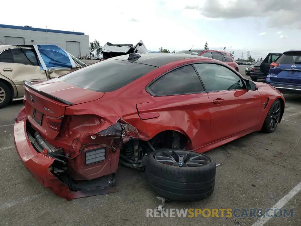 3 fotografías del automóvil dañado WBS3S7C08LFH14628 BMW M4 2020