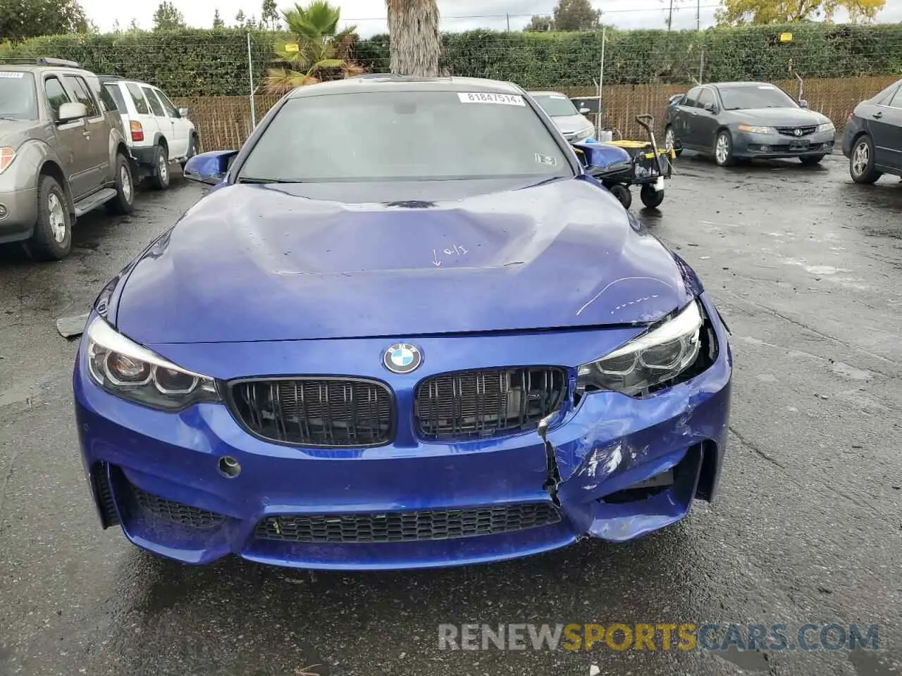 5 fotografías del automóvil dañado WBS3S7C0XLAH85178 BMW M4 2020