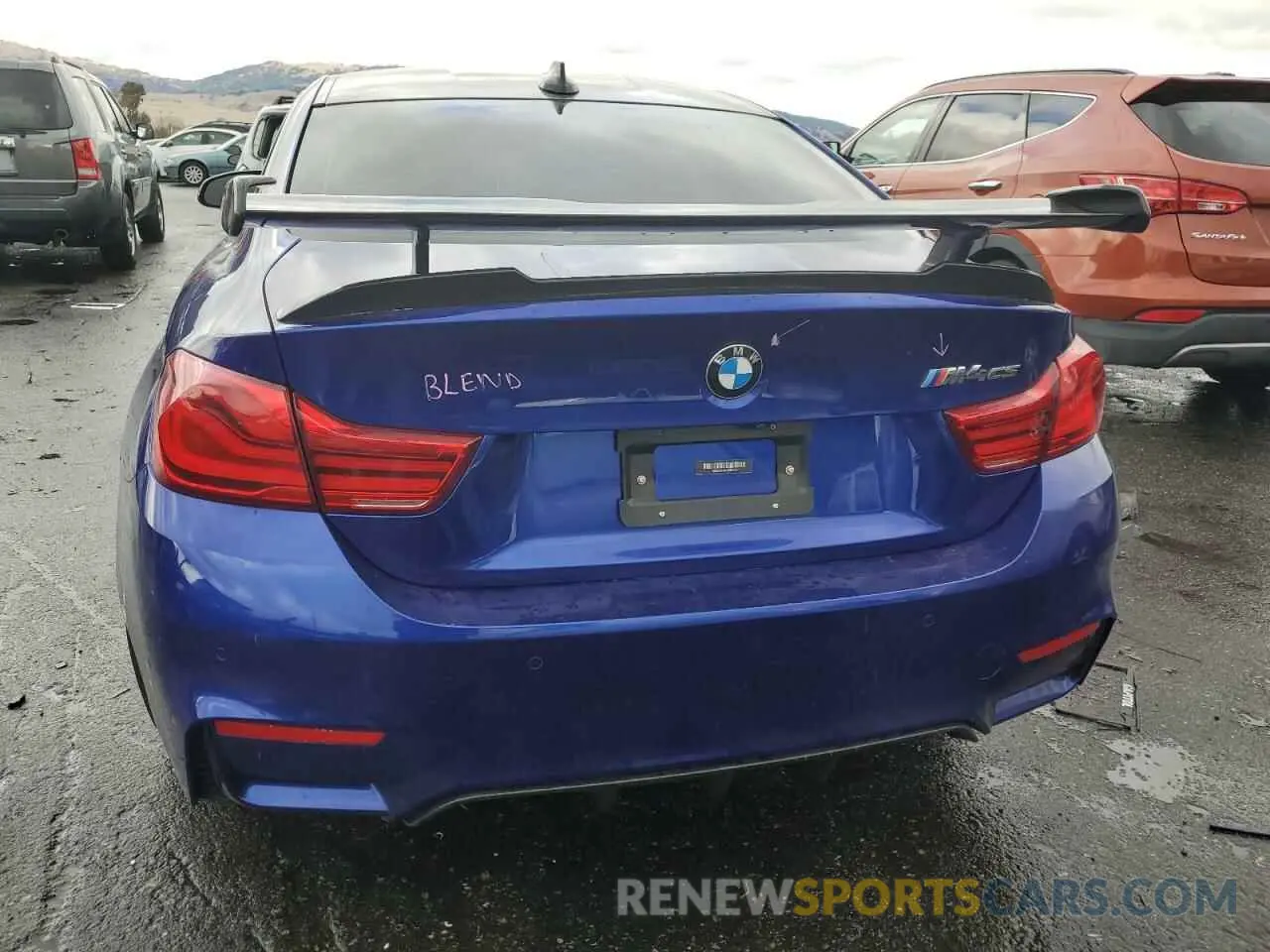 6 fotografías del automóvil dañado WBS3S7C0XLAH85178 BMW M4 2020