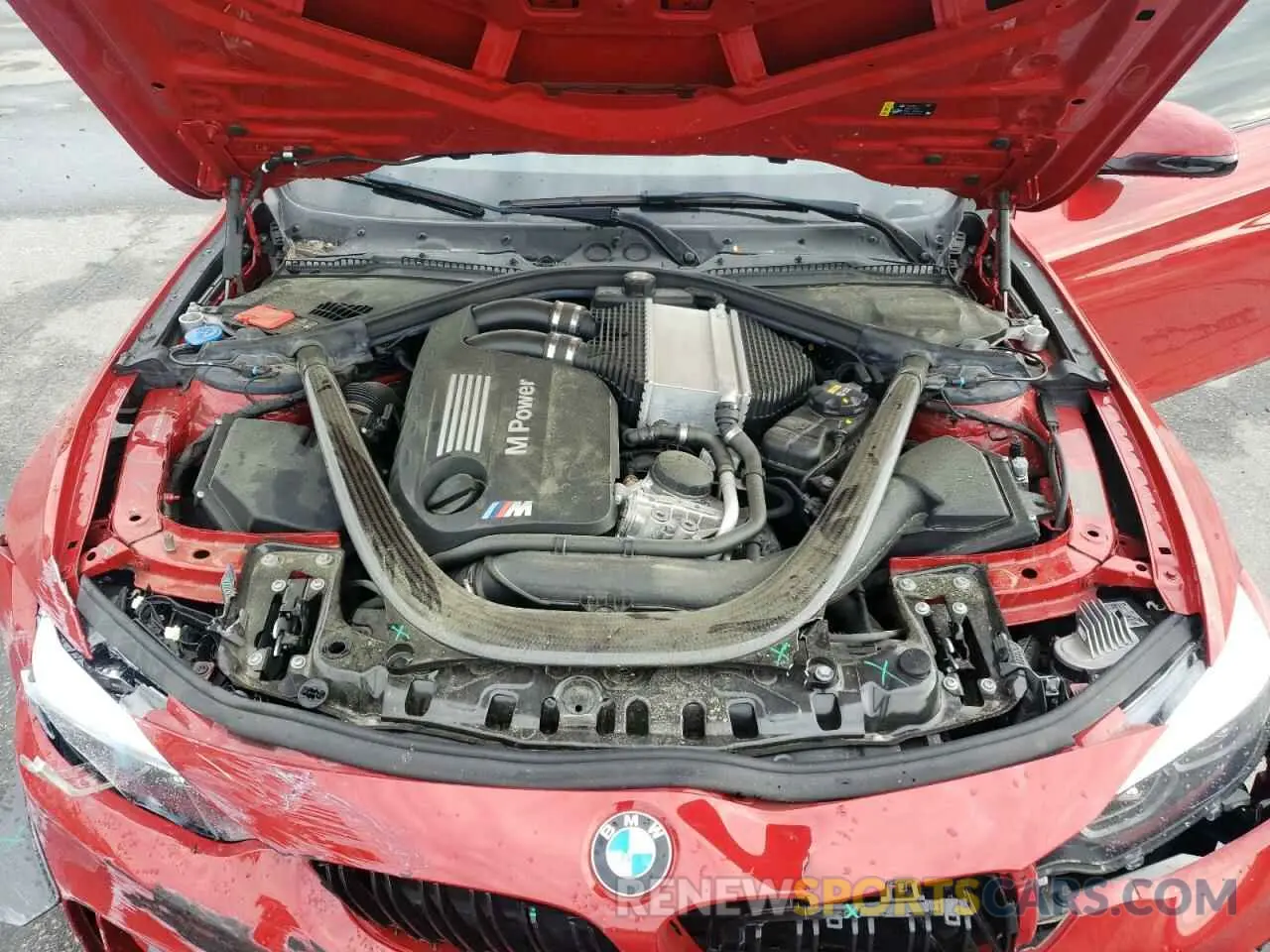 11 fotografías del automóvil dañado WBS4Y9C00LFH39876 BMW M4 2020
