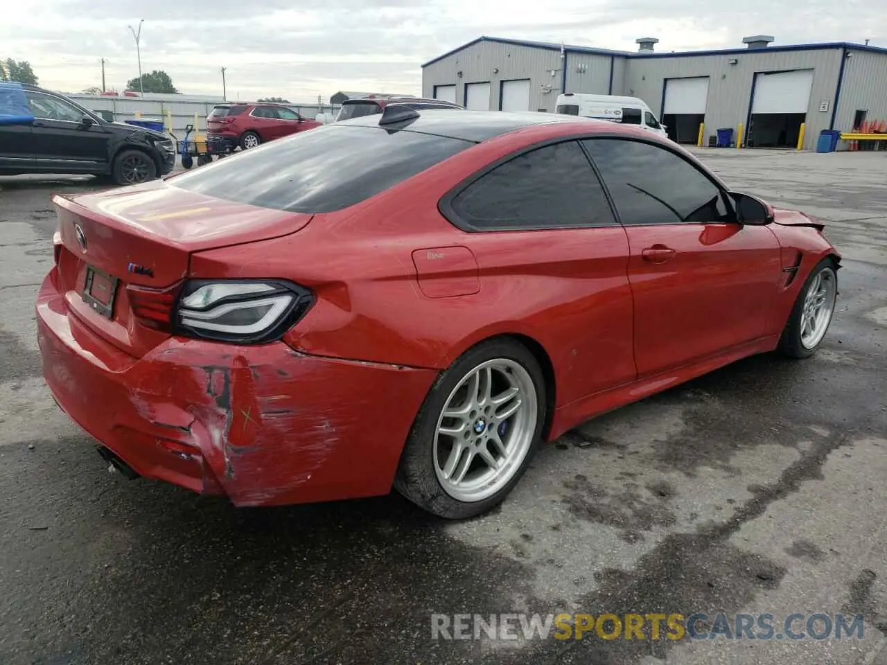 3 fotografías del automóvil dañado WBS4Y9C00LFH39876 BMW M4 2020