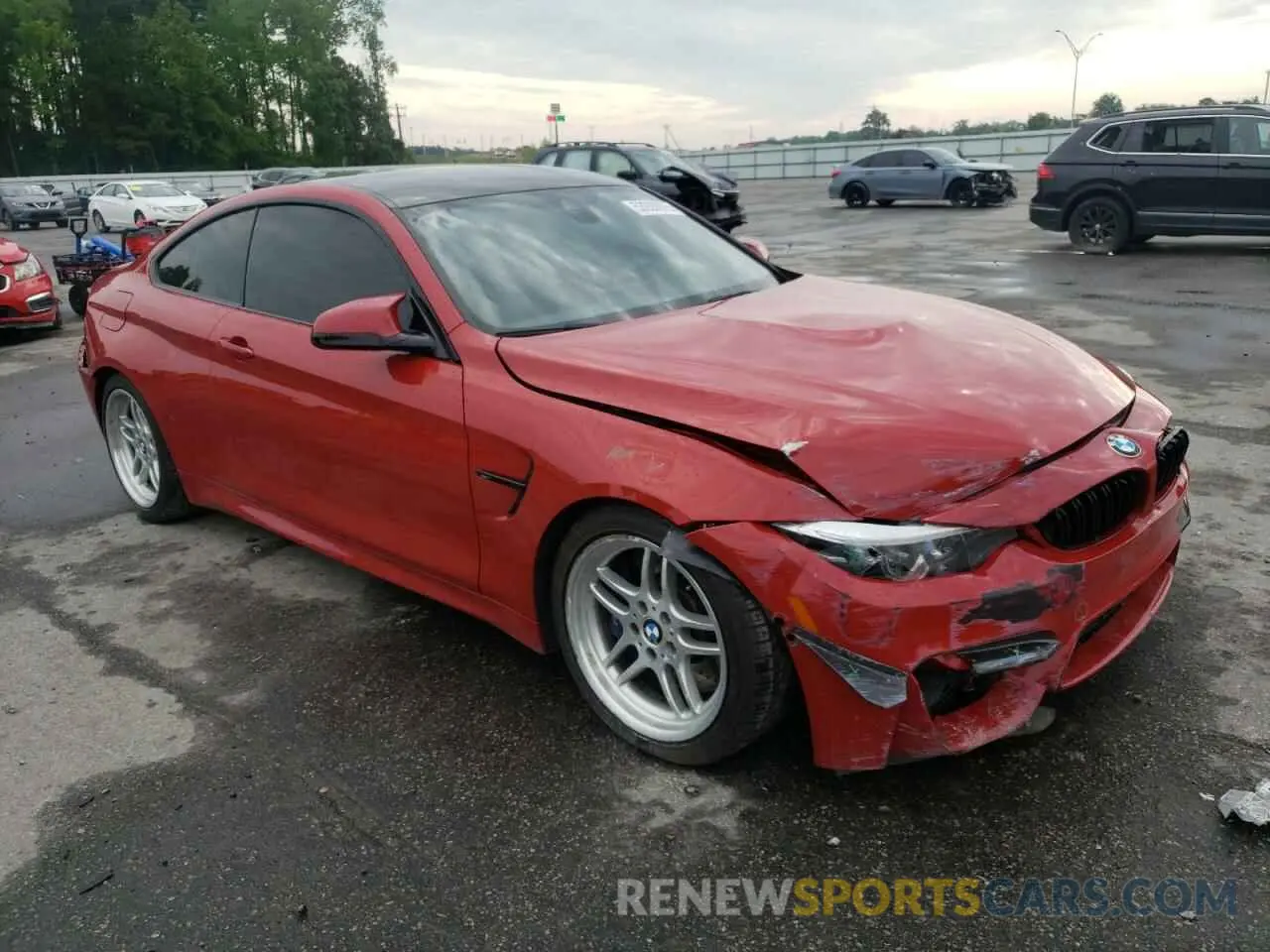 4 fotografías del automóvil dañado WBS4Y9C00LFH39876 BMW M4 2020