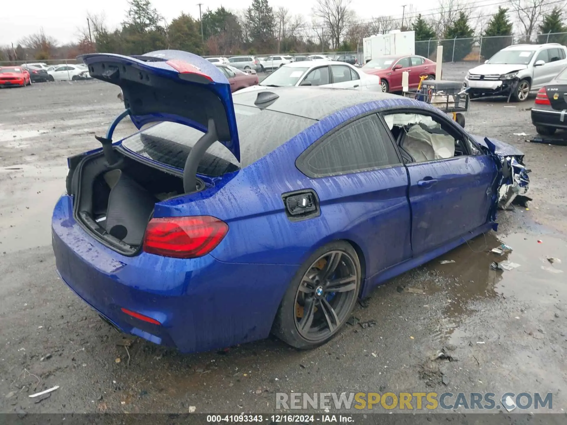 4 fotografías del automóvil dañado WBS4Y9C01LFH56928 BMW M4 2020