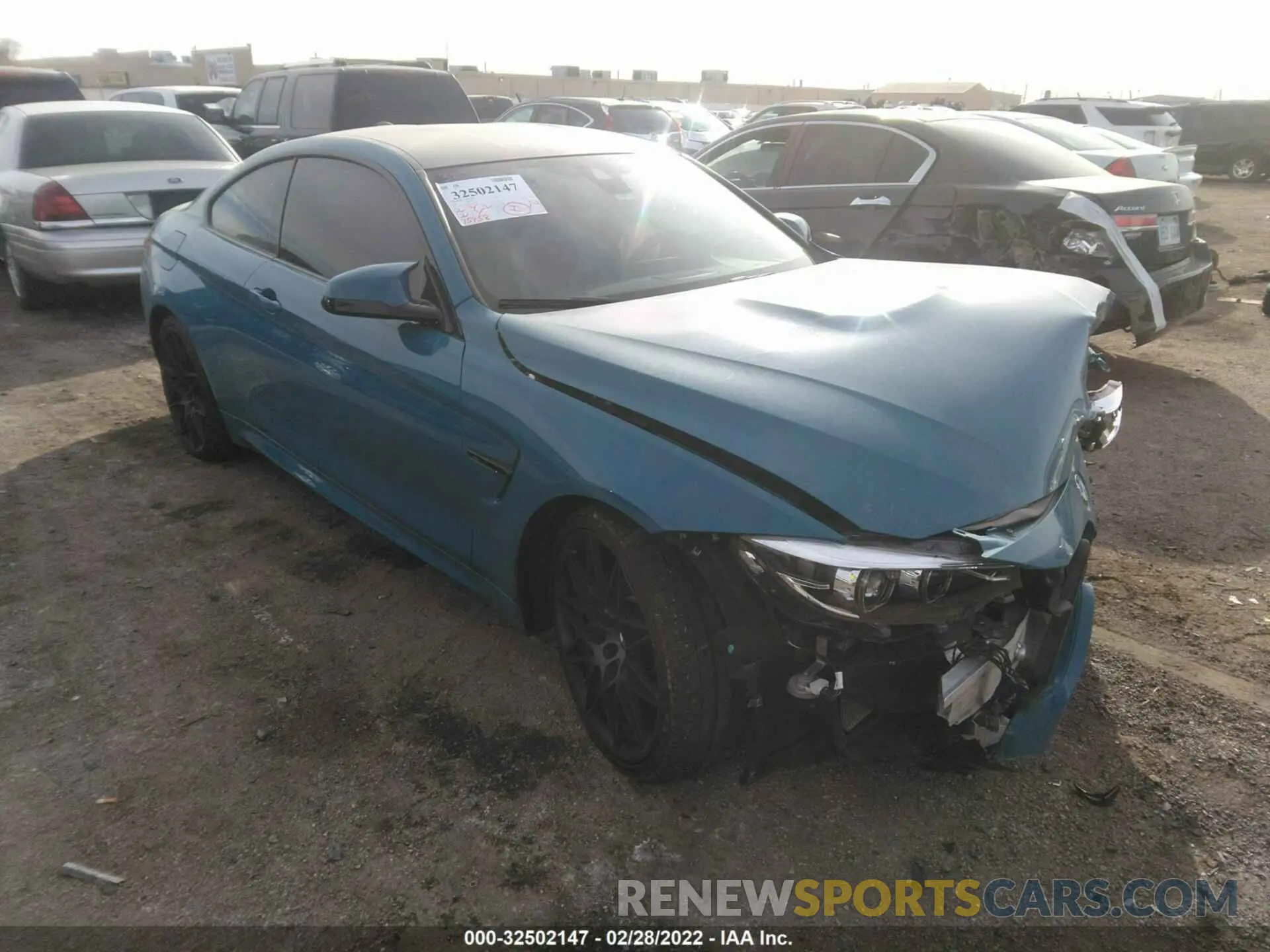 1 fotografías del automóvil dañado WBS4Y9C02LFJ30253 BMW M4 2020