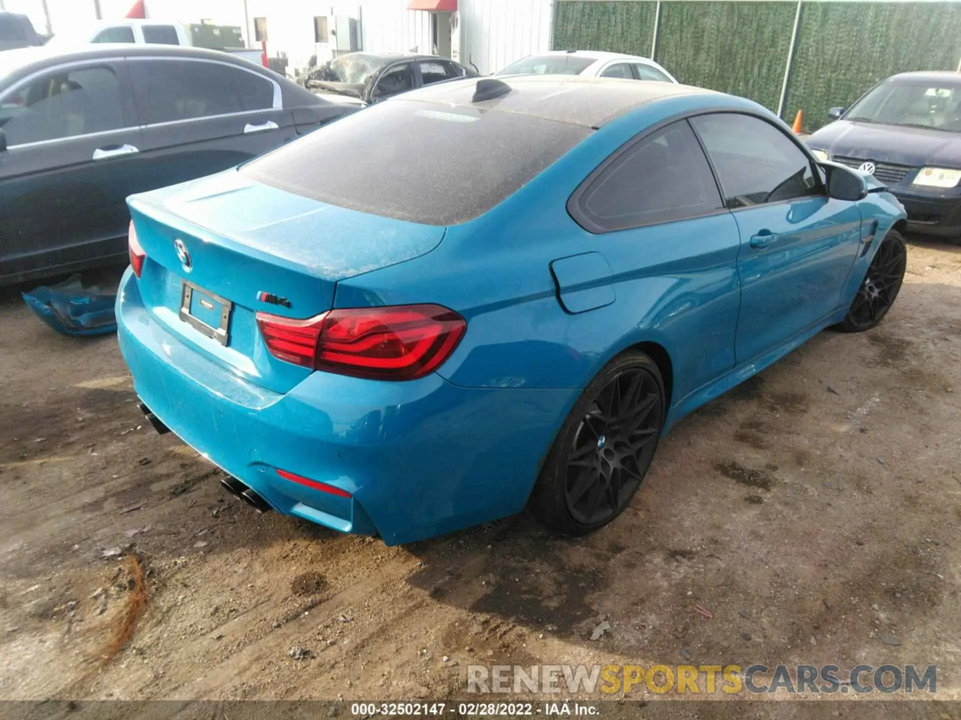 4 fotografías del automóvil dañado WBS4Y9C02LFJ30253 BMW M4 2020