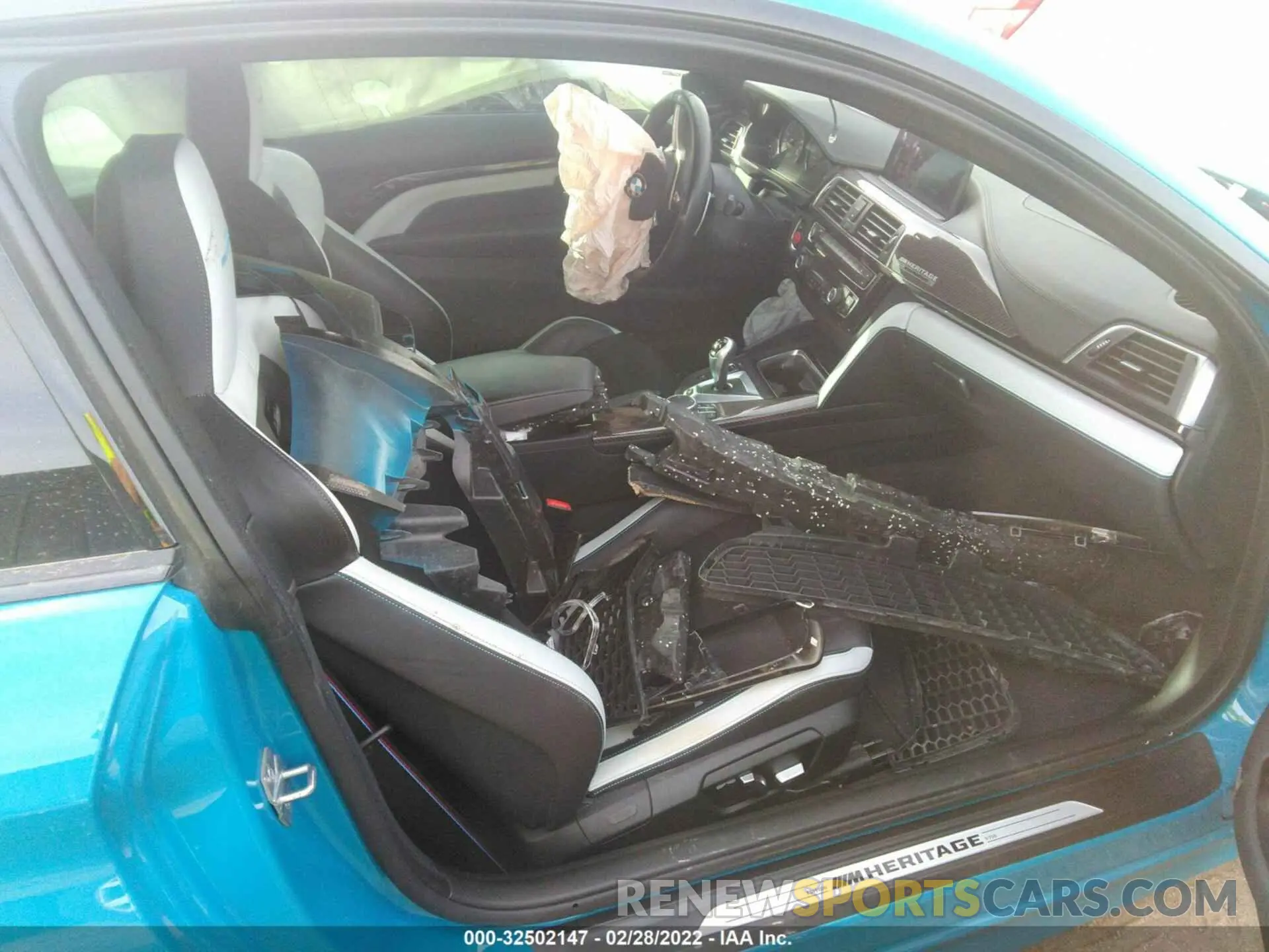 5 fotografías del automóvil dañado WBS4Y9C02LFJ30253 BMW M4 2020