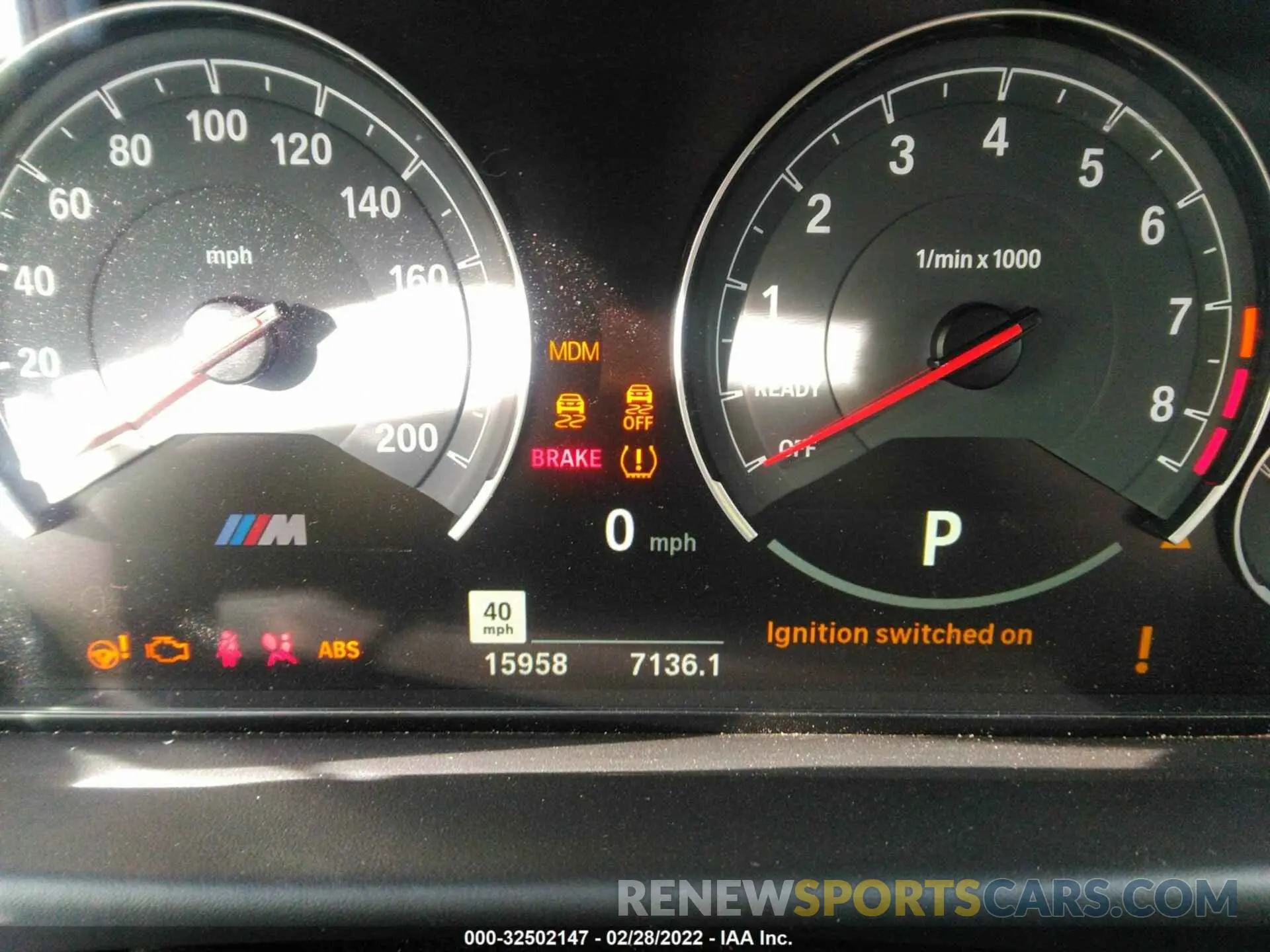 7 fotografías del automóvil dañado WBS4Y9C02LFJ30253 BMW M4 2020