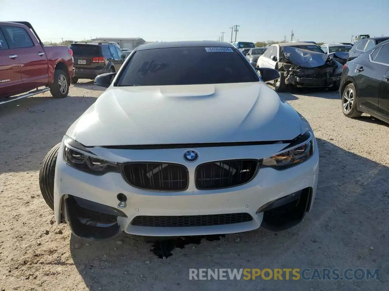 5 fotografías del automóvil dañado WBS4Y9C04LFH57913 BMW M4 2020