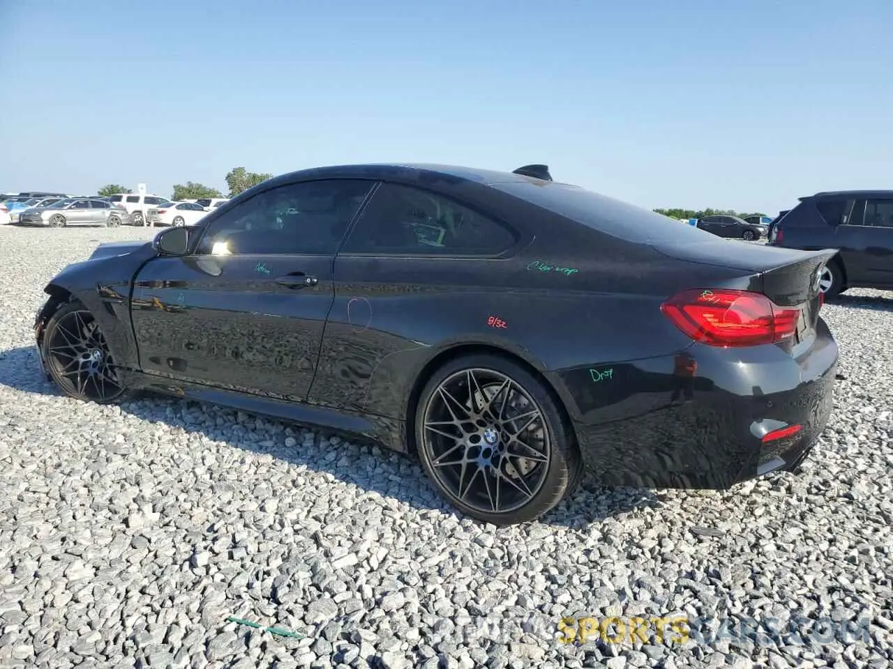2 fotografías del automóvil dañado WBS4Y9C04LFH80897 BMW M4 2020