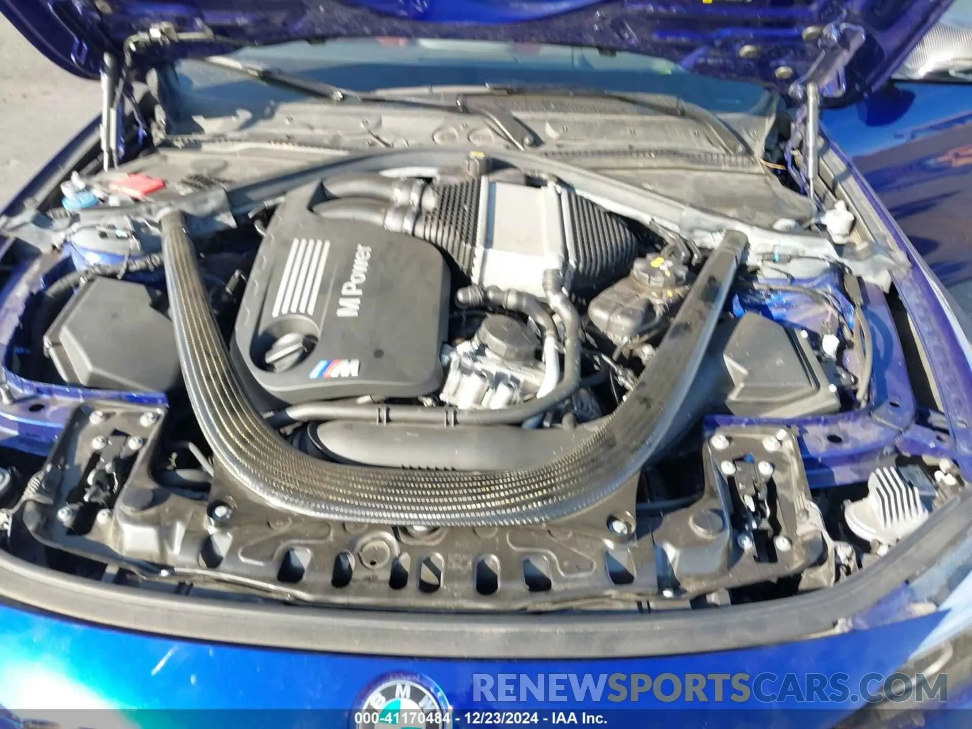 10 fotografías del automóvil dañado WBS4Y9C07LFH80828 BMW M4 2020