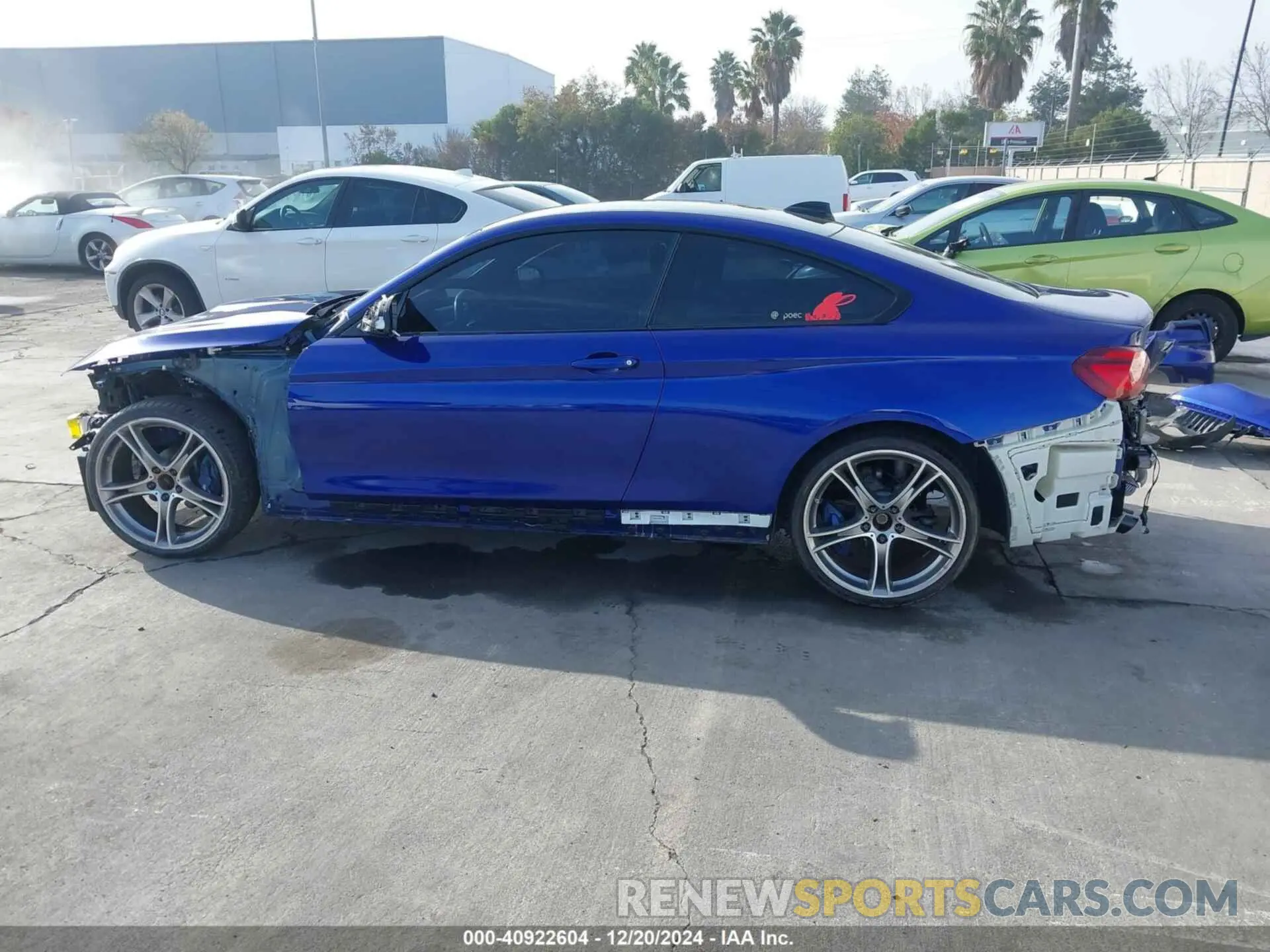 14 fotografías del automóvil dañado WBS4Y9C09LFH70589 BMW M4 2020