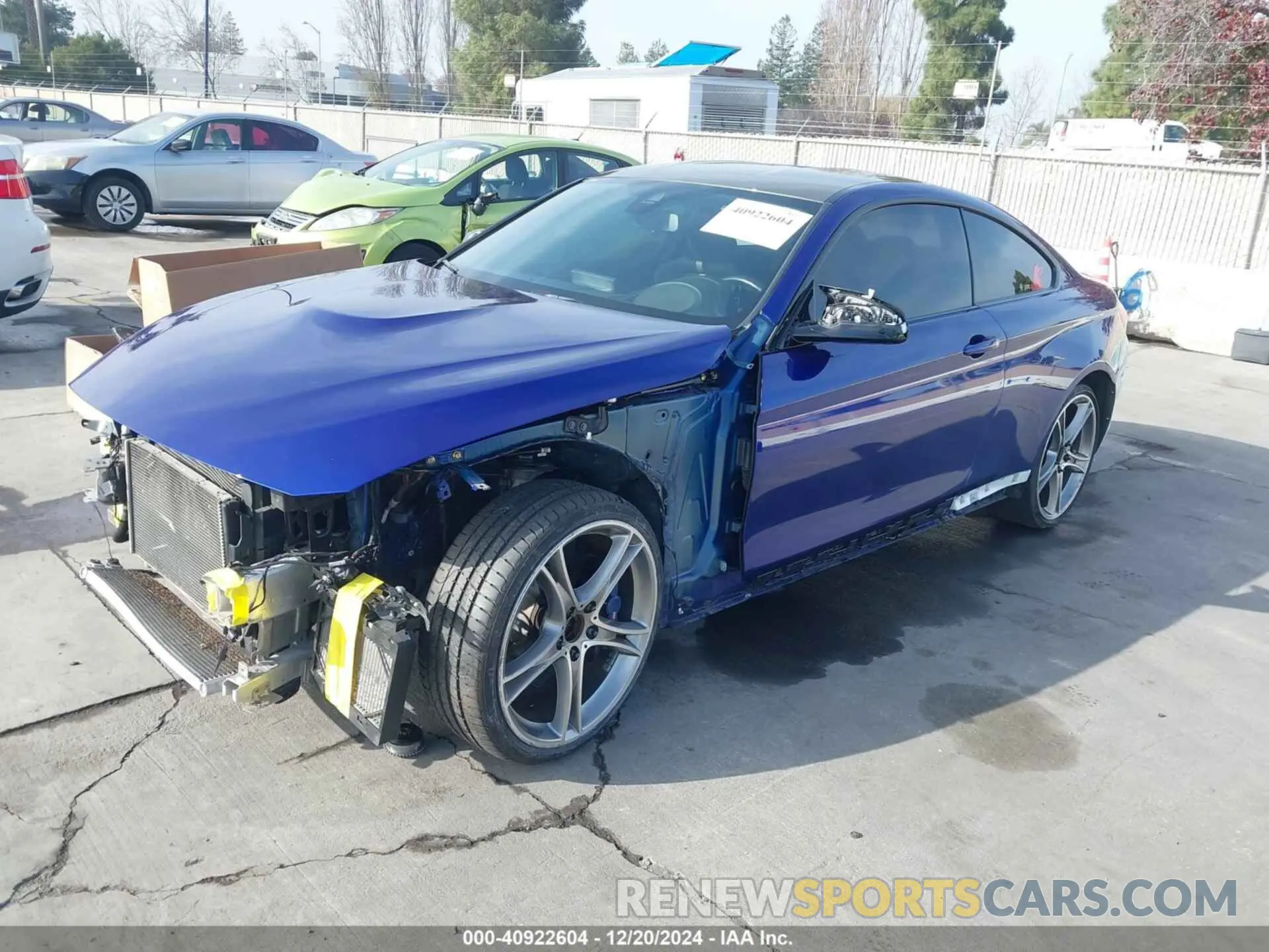 2 fotografías del automóvil dañado WBS4Y9C09LFH70589 BMW M4 2020