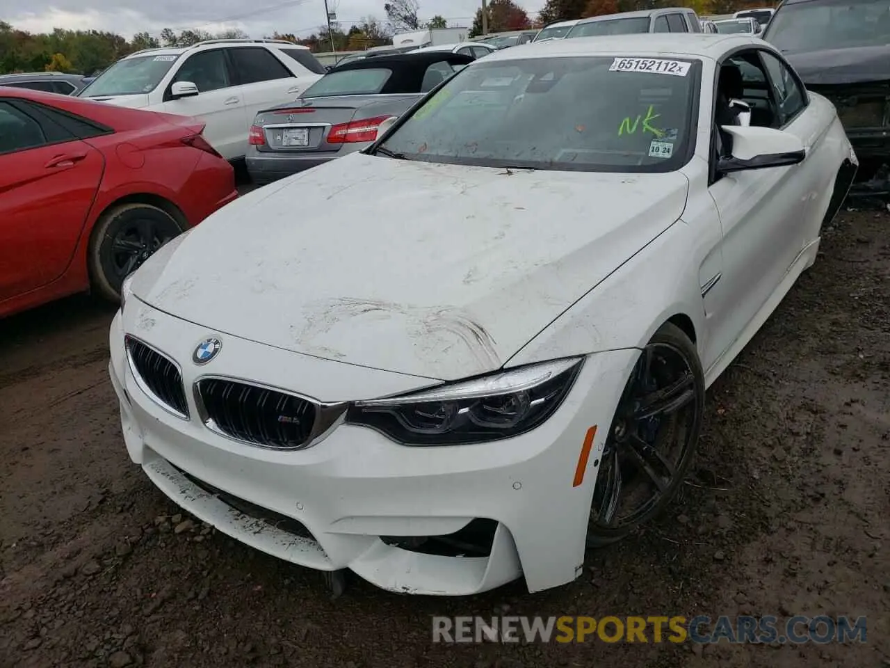 2 fotografías del automóvil dañado WBS4Z9C02L5P34288 BMW M4 2020