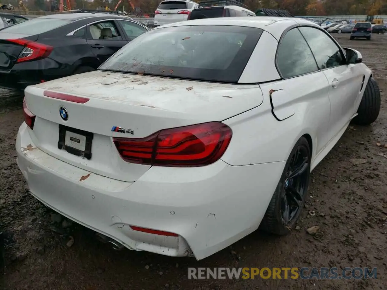 4 fotografías del automóvil dañado WBS4Z9C02L5P34288 BMW M4 2020