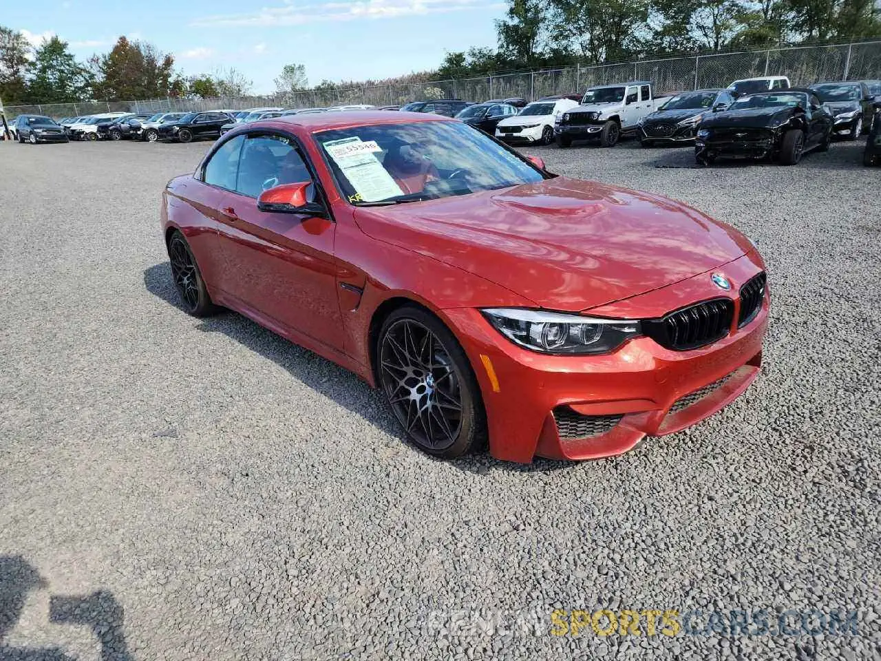 3 fotografías del automóvil dañado WBS4Z9C06L5P15498 BMW M4 2020