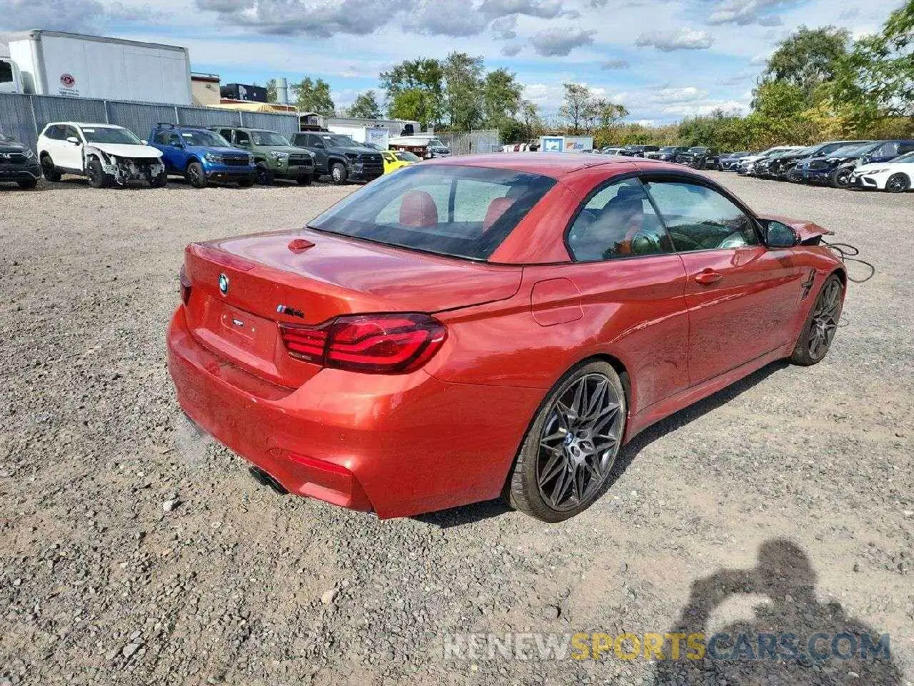 4 fotografías del automóvil dañado WBS4Z9C06L5P15498 BMW M4 2020