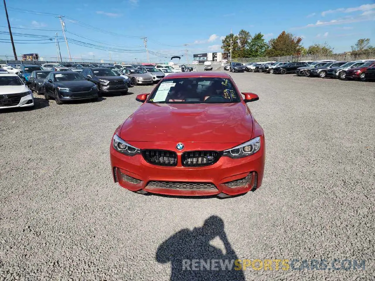 5 fotografías del automóvil dañado WBS4Z9C06L5P15498 BMW M4 2020