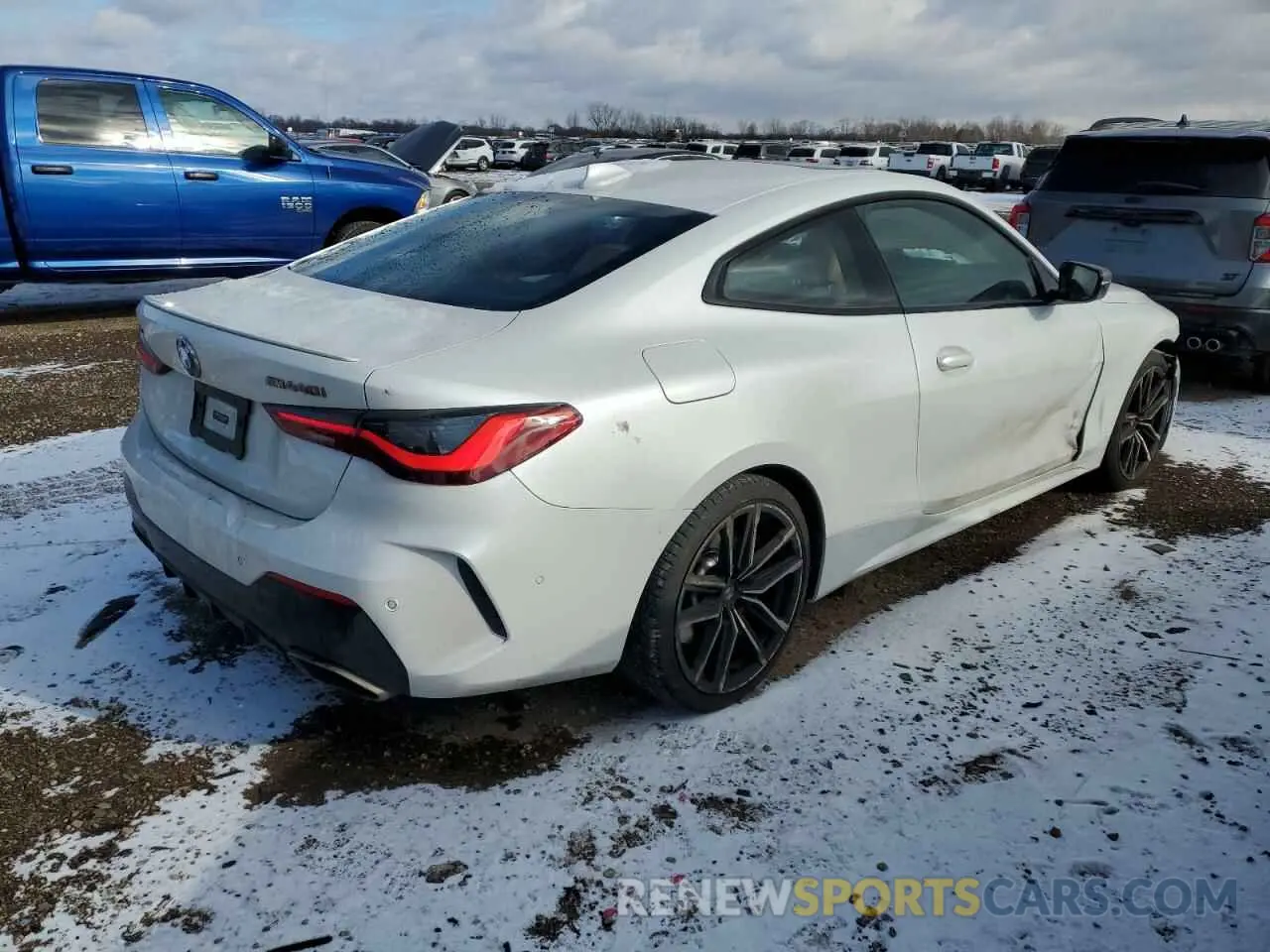 3 fotografías del automóvil dañado WBA13AR07MCF79691 BMW M4 2021