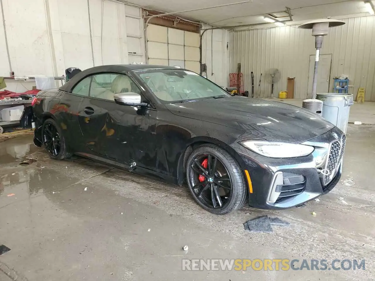 4 fotografías del automóvil dañado WBA53AT03MCG20974 BMW M4 2021