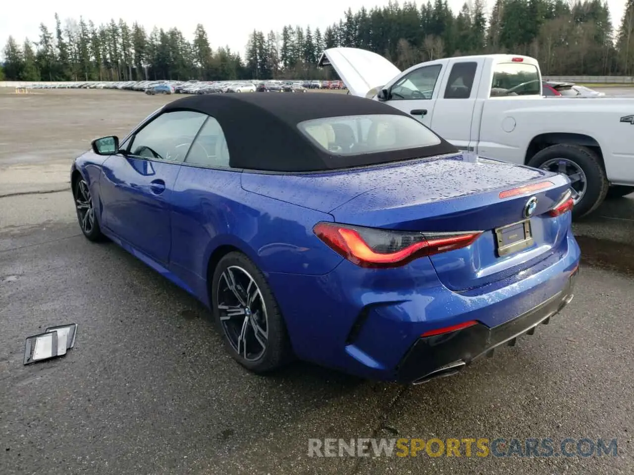 2 fotografías del automóvil dañado WBA53AT06MCG26459 BMW M4 2021