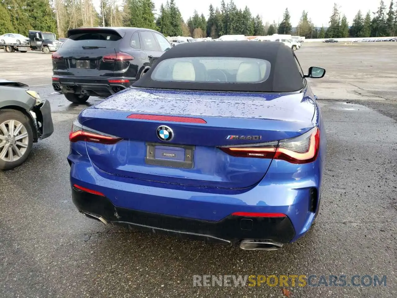6 fotografías del automóvil dañado WBA53AT06MCG26459 BMW M4 2021