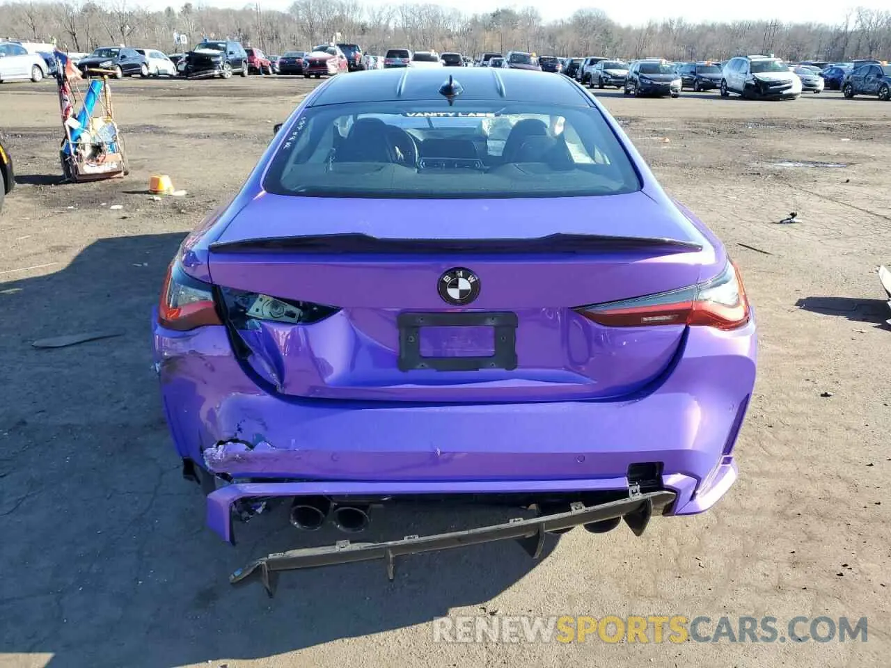 6 fotografías del automóvil dañado WBS33AZ01MCG10826 BMW M4 2021