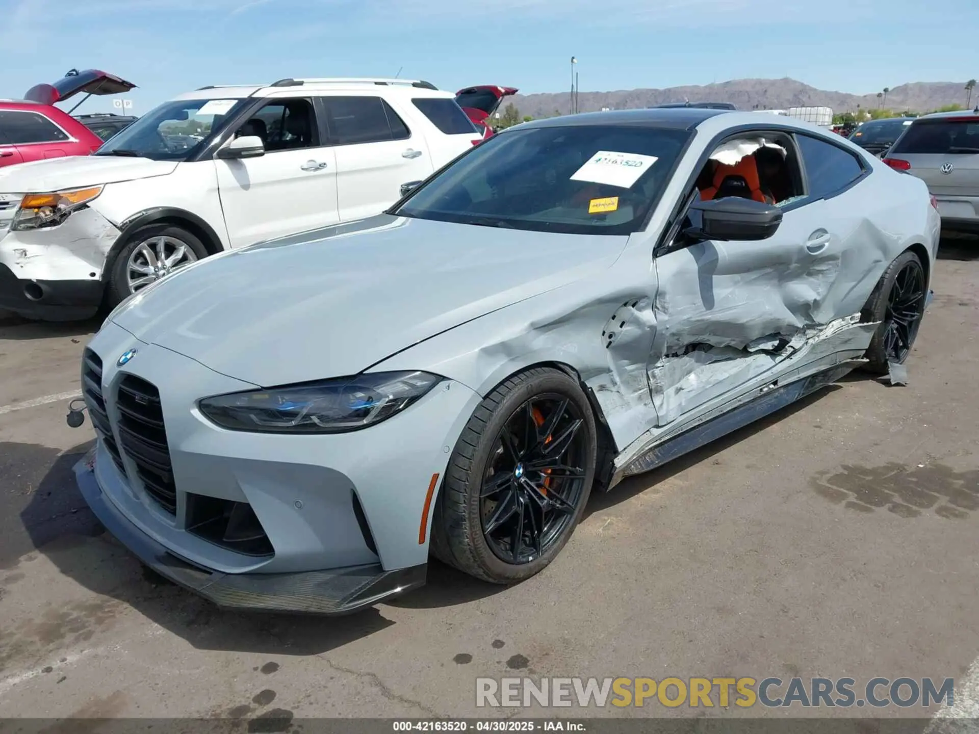 2 fotografías del automóvil dañado WBS33AZ03MCH04805 BMW M4 2021