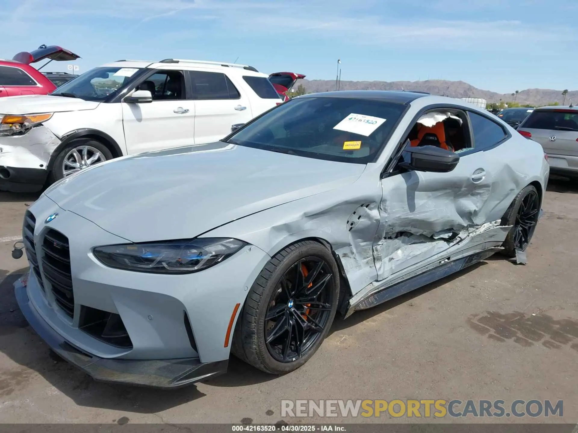 6 fotografías del automóvil dañado WBS33AZ03MCH04805 BMW M4 2021