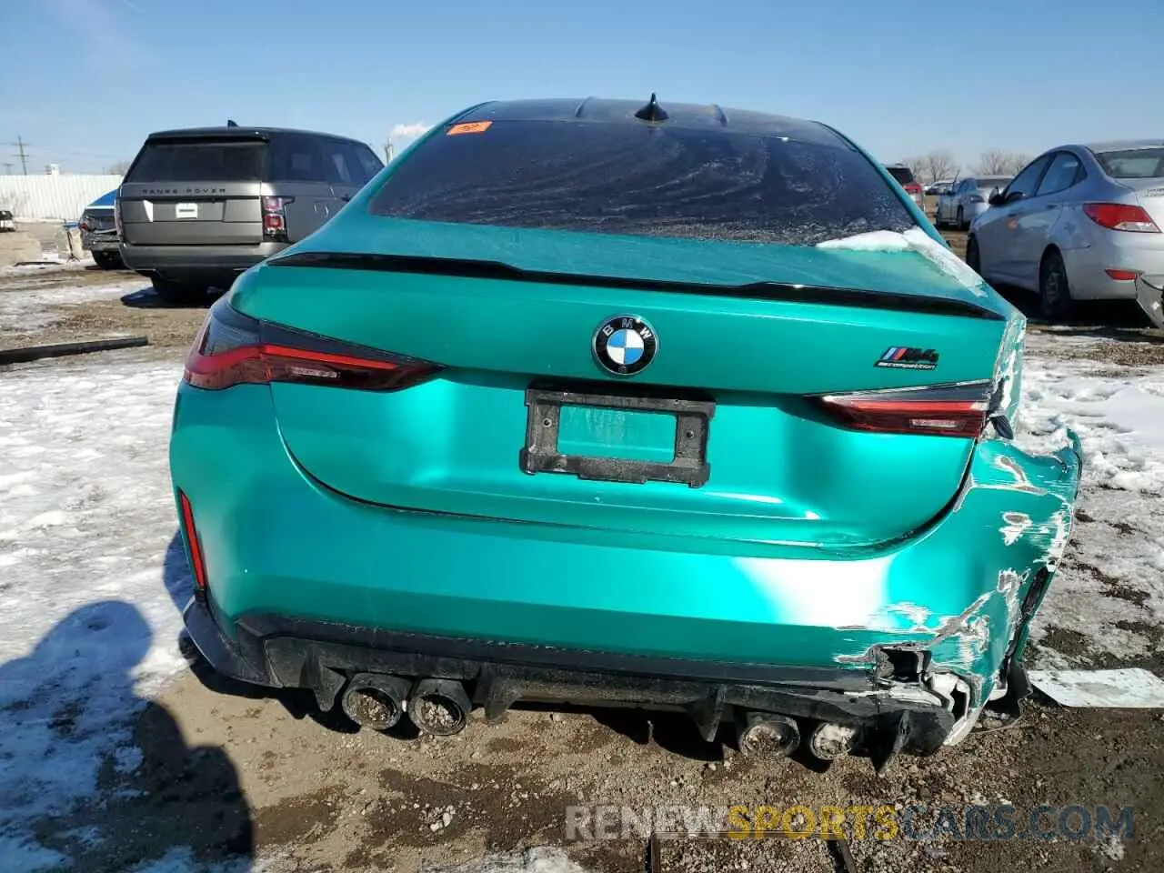 6 fotografías del automóvil dañado WBS33AZ03MCH13035 BMW M4 2021
