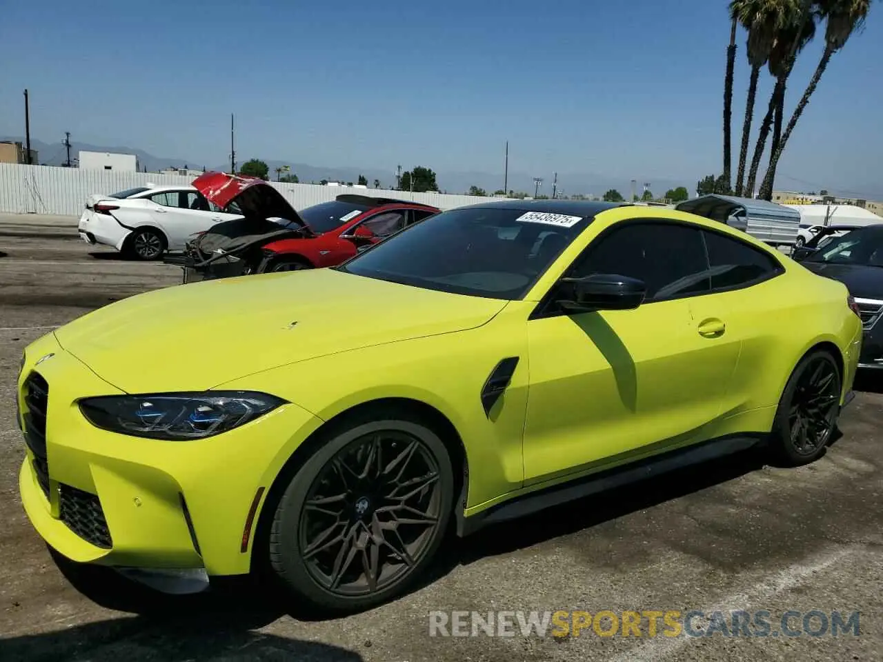 1 fotografías del automóvil dañado WBS33AZ03MCH19451 BMW M4 2021