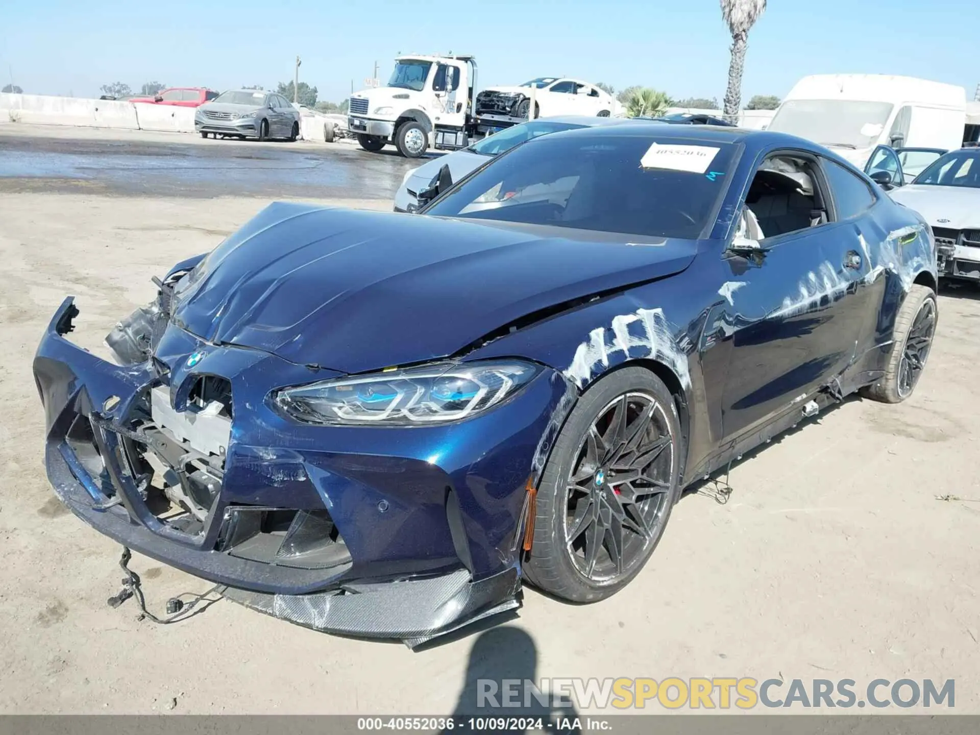 2 fotografías del automóvil dañado WBS33AZ06MCG47399 BMW M4 2021