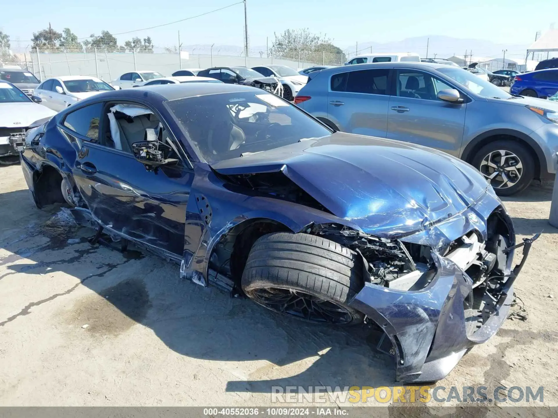 6 fotografías del automóvil dañado WBS33AZ06MCG47399 BMW M4 2021