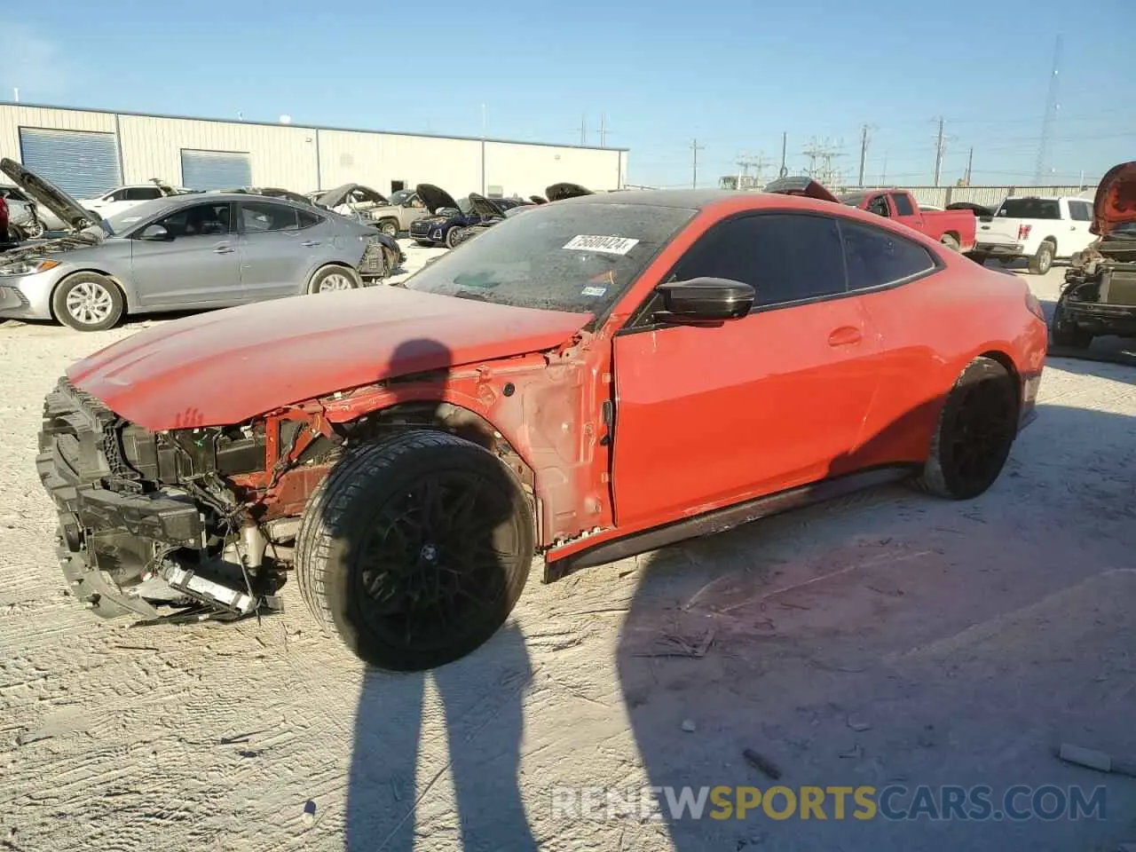 1 fotografías del automóvil dañado WBS33AZ06MCG53607 BMW M4 2021