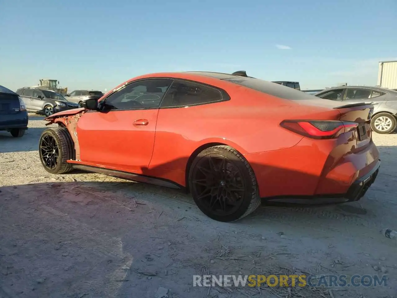 2 fotografías del automóvil dañado WBS33AZ06MCG53607 BMW M4 2021
