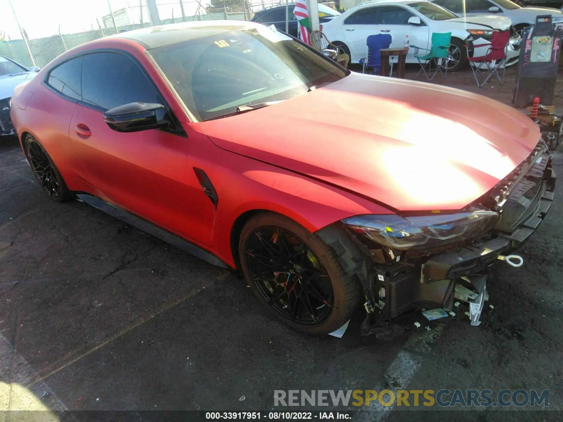 1 fotografías del automóvil dañado WBS33AZ06MCH08282 BMW M4 2021